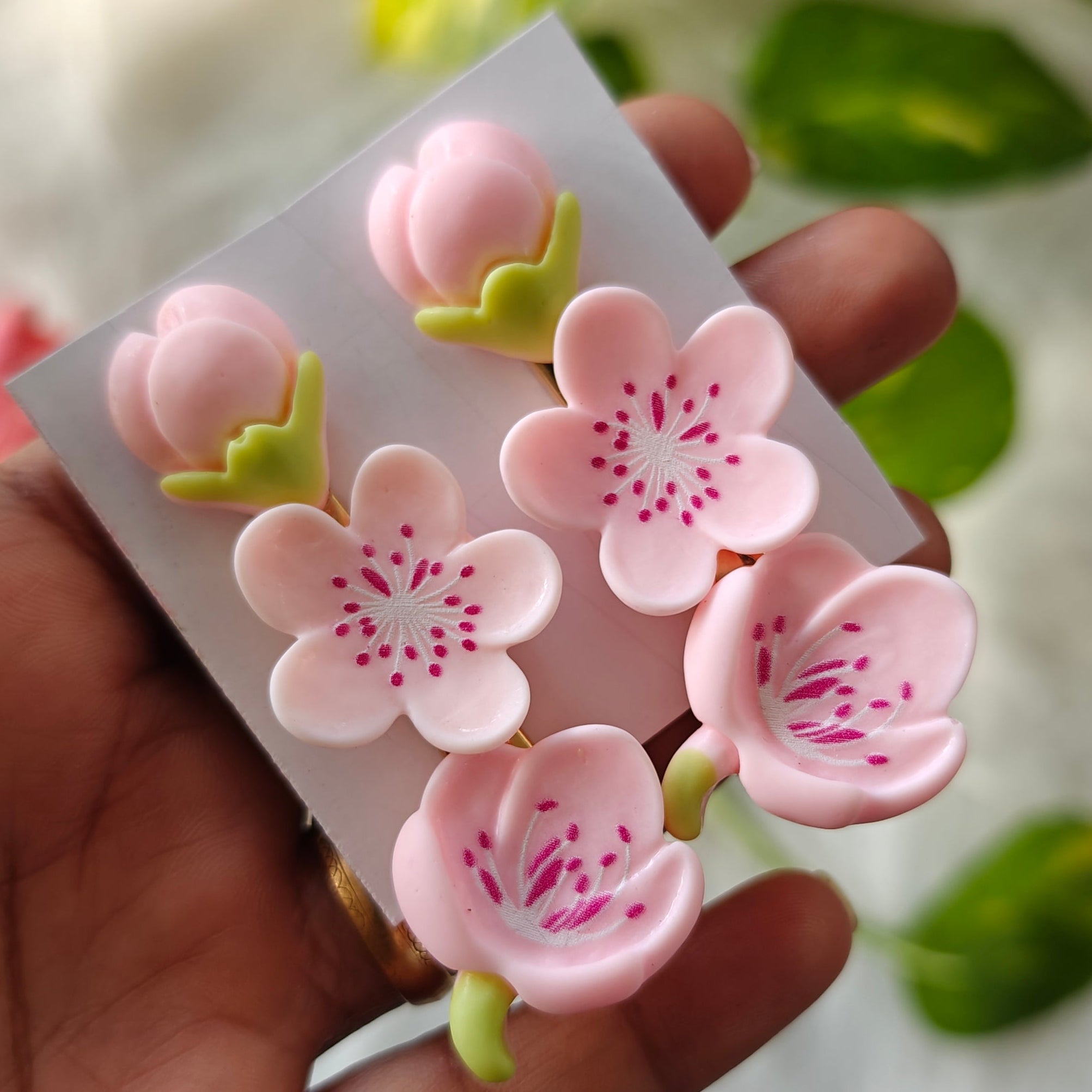 Flower Style Fancy Hair Clips