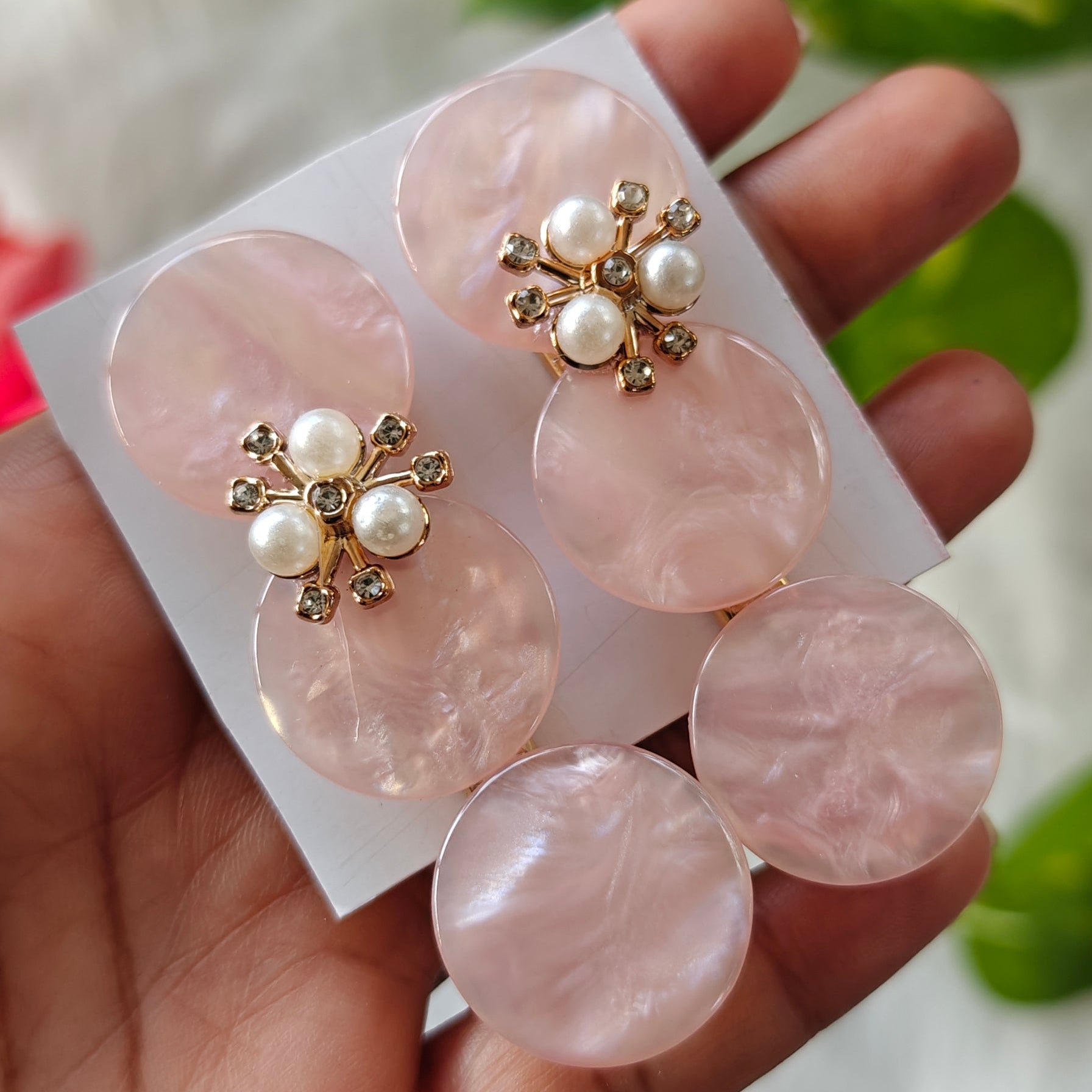Cute Resin Round Hair Clip