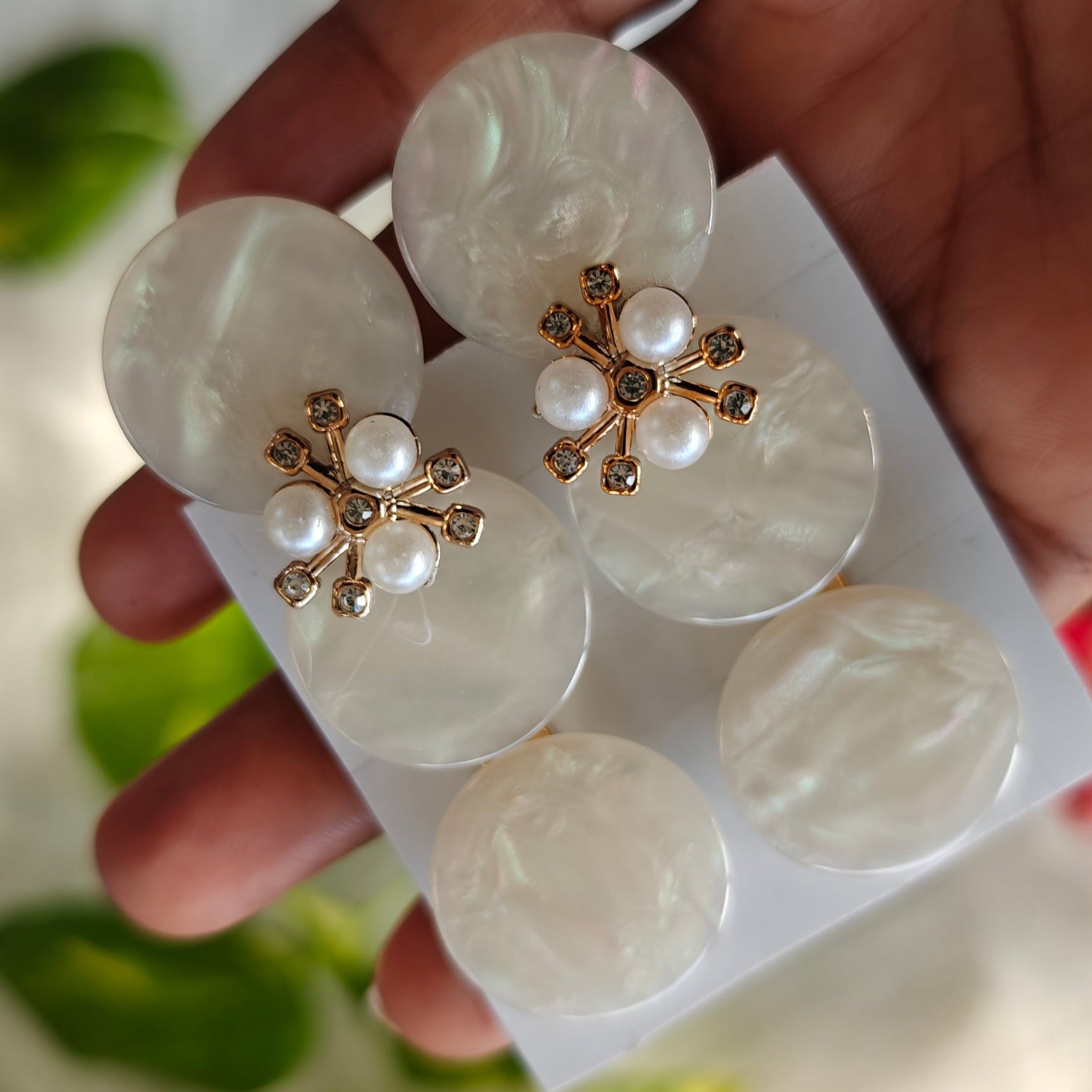 Cute Resin Round Hair Clip