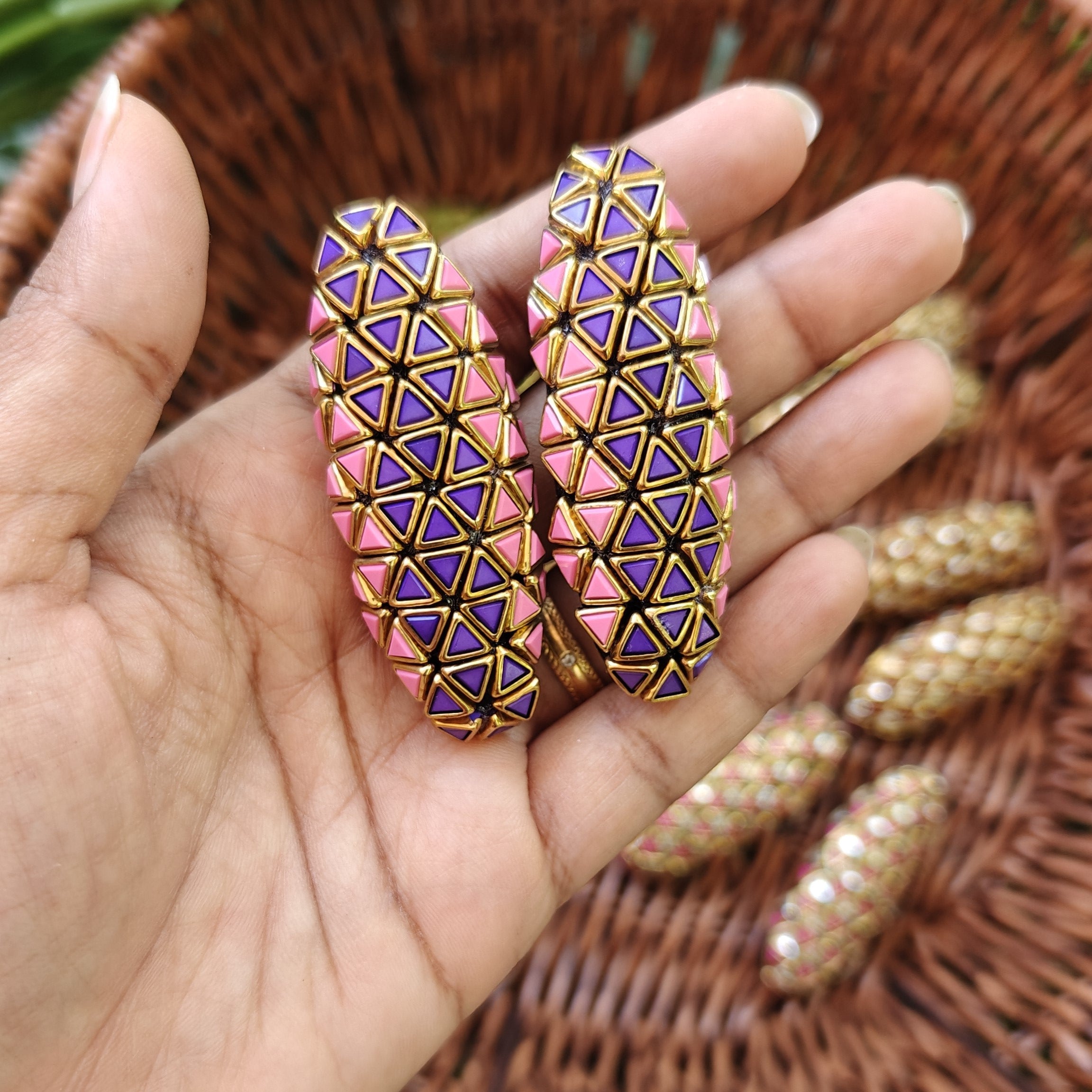 Handmade Kundan Saree Pin