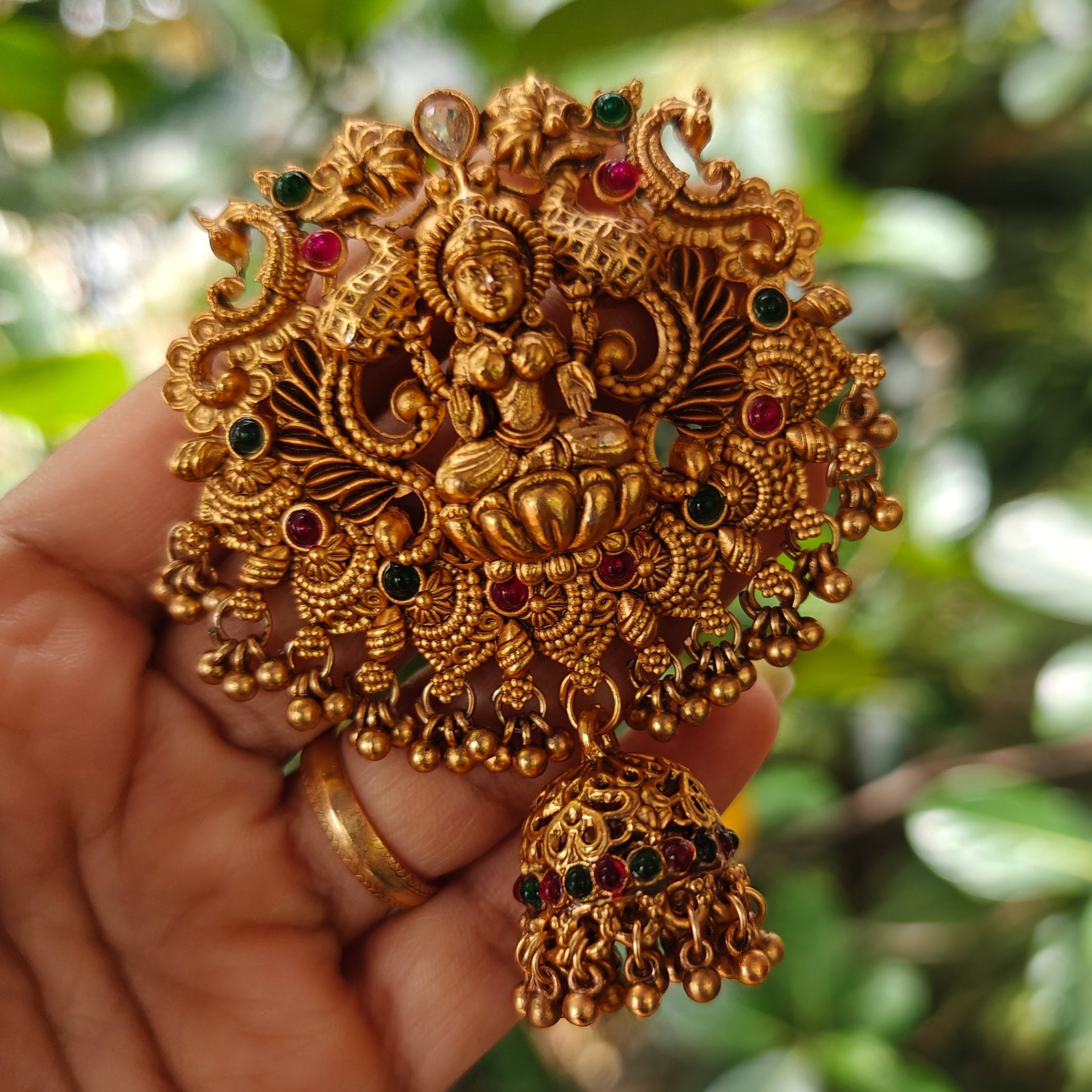 Traditional Temple Design Jada Billa Hair Ornament