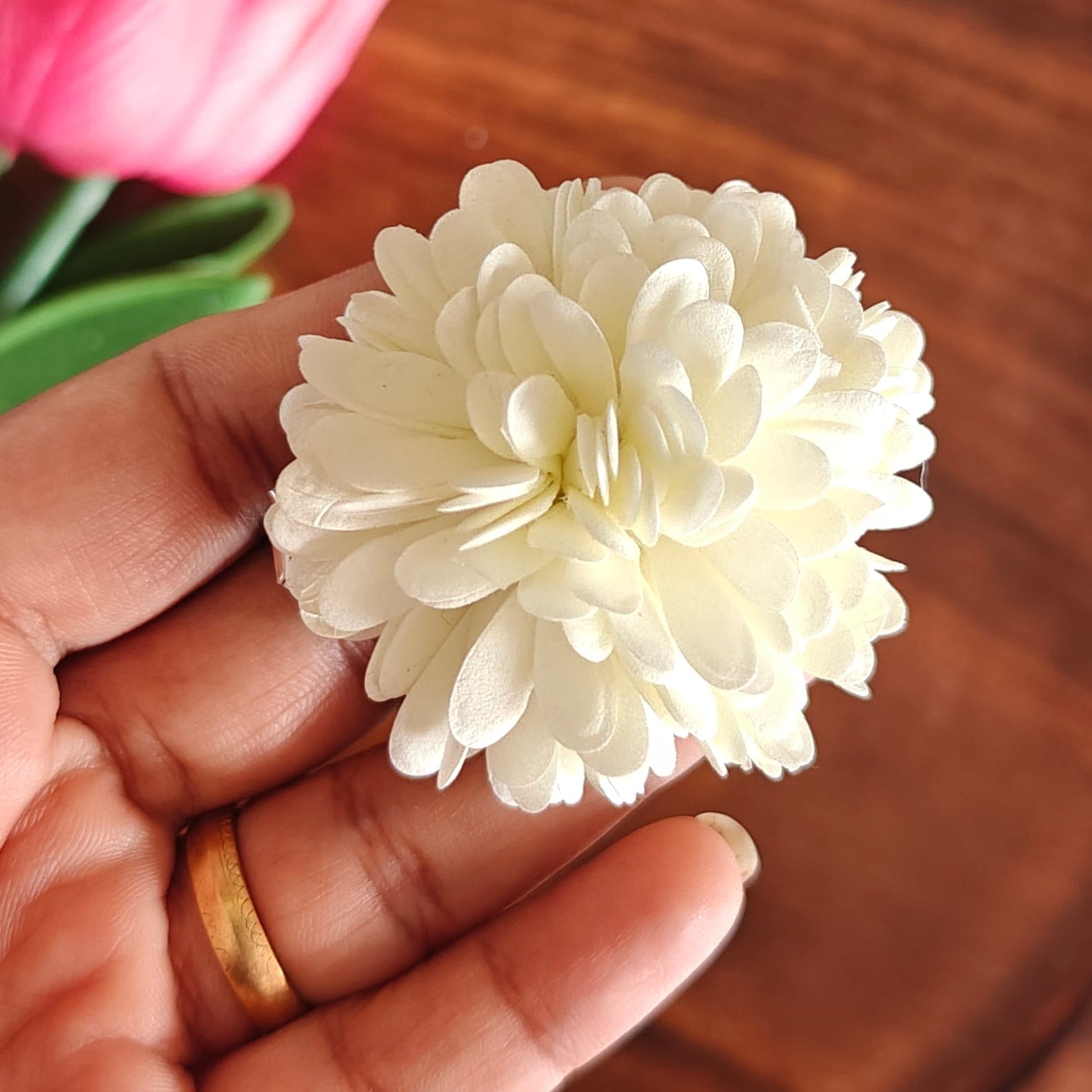 Artificial mullai Flower Hair Accessory