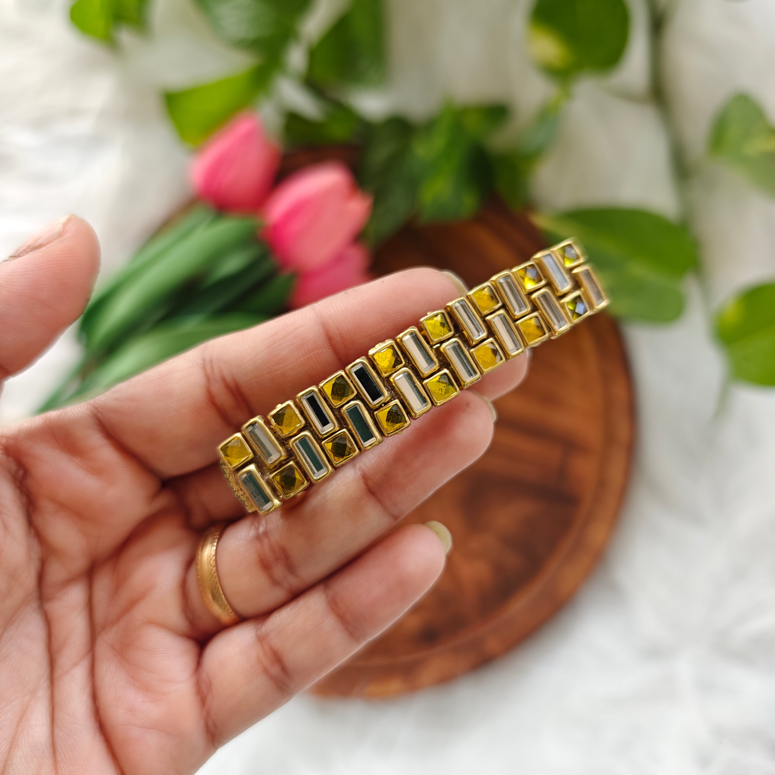 Handcrafted Kundan Hair clip