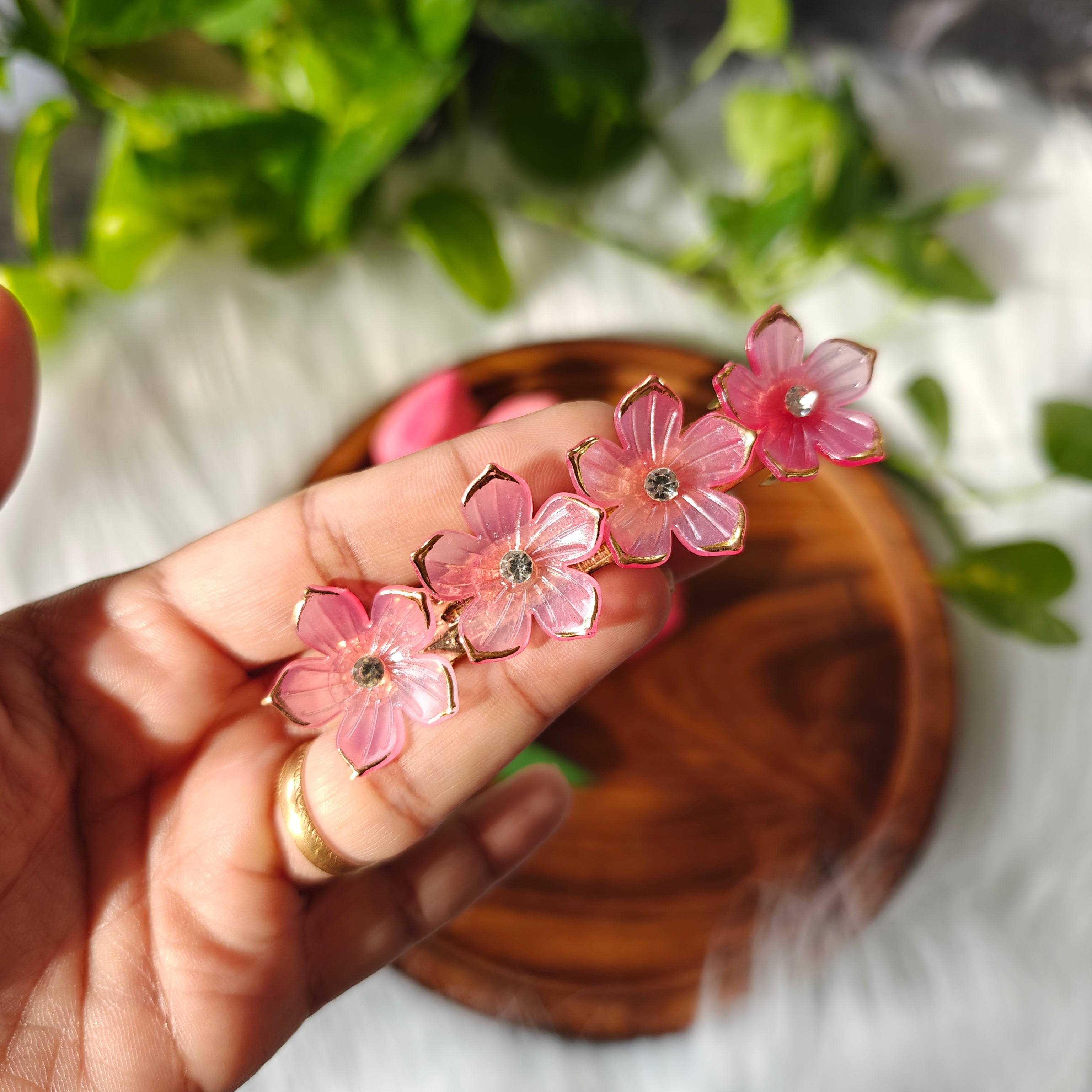 Handcrafted Kundan Hair clip