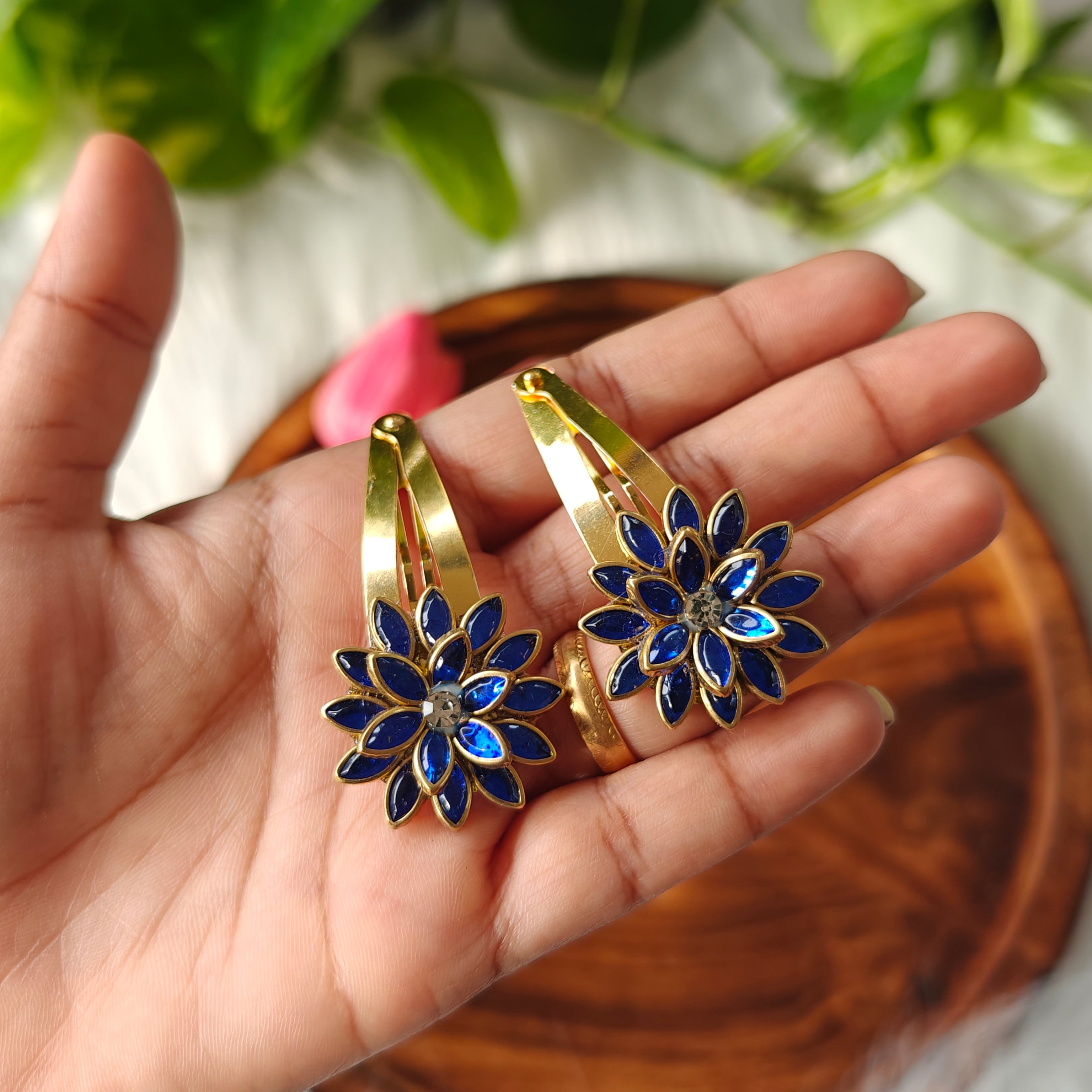 Traditional Floral kids Hair Clip