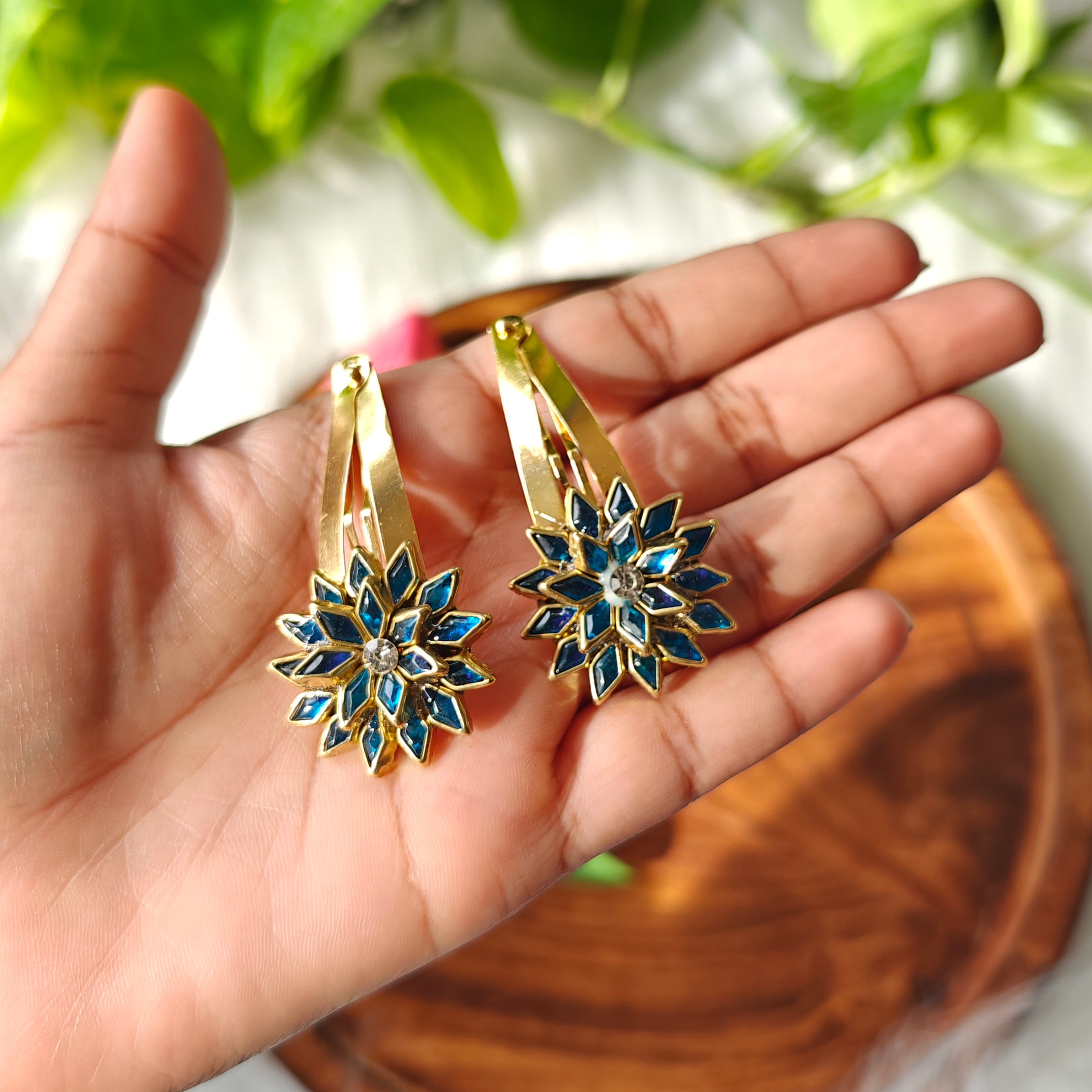 Traditional Floral kids Hair Clip