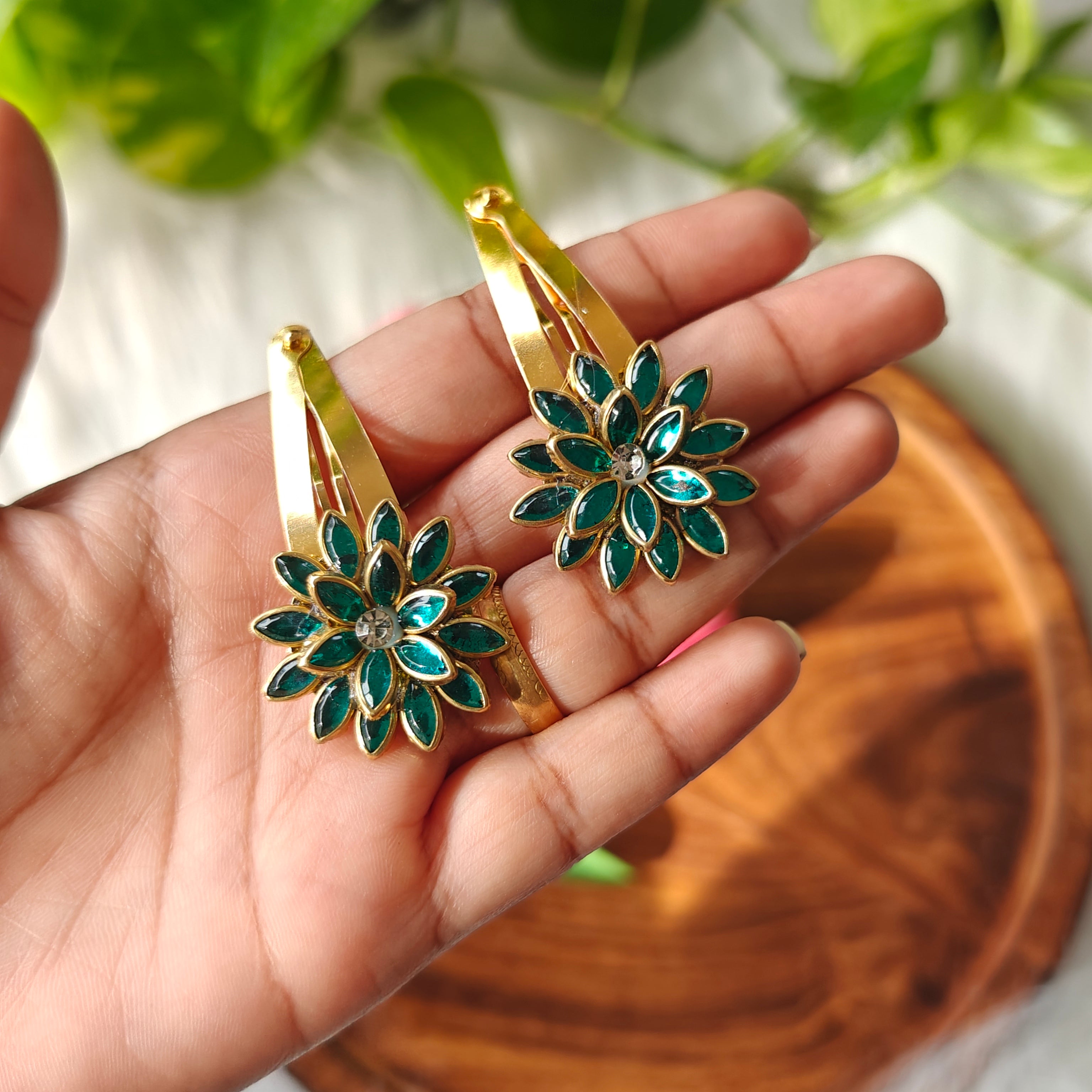 Traditional Floral kids Hair Clip