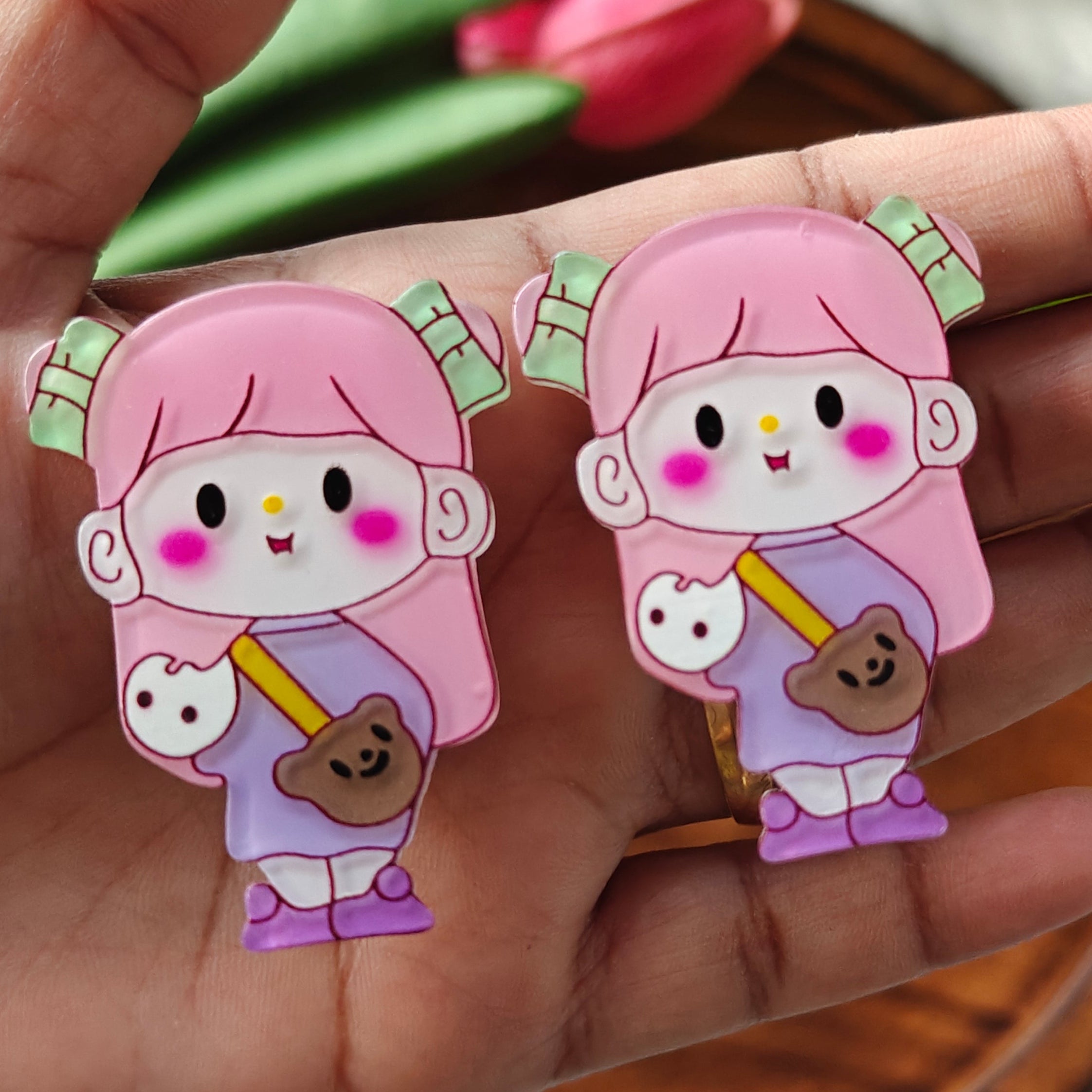 Cute Resin Hair Clip