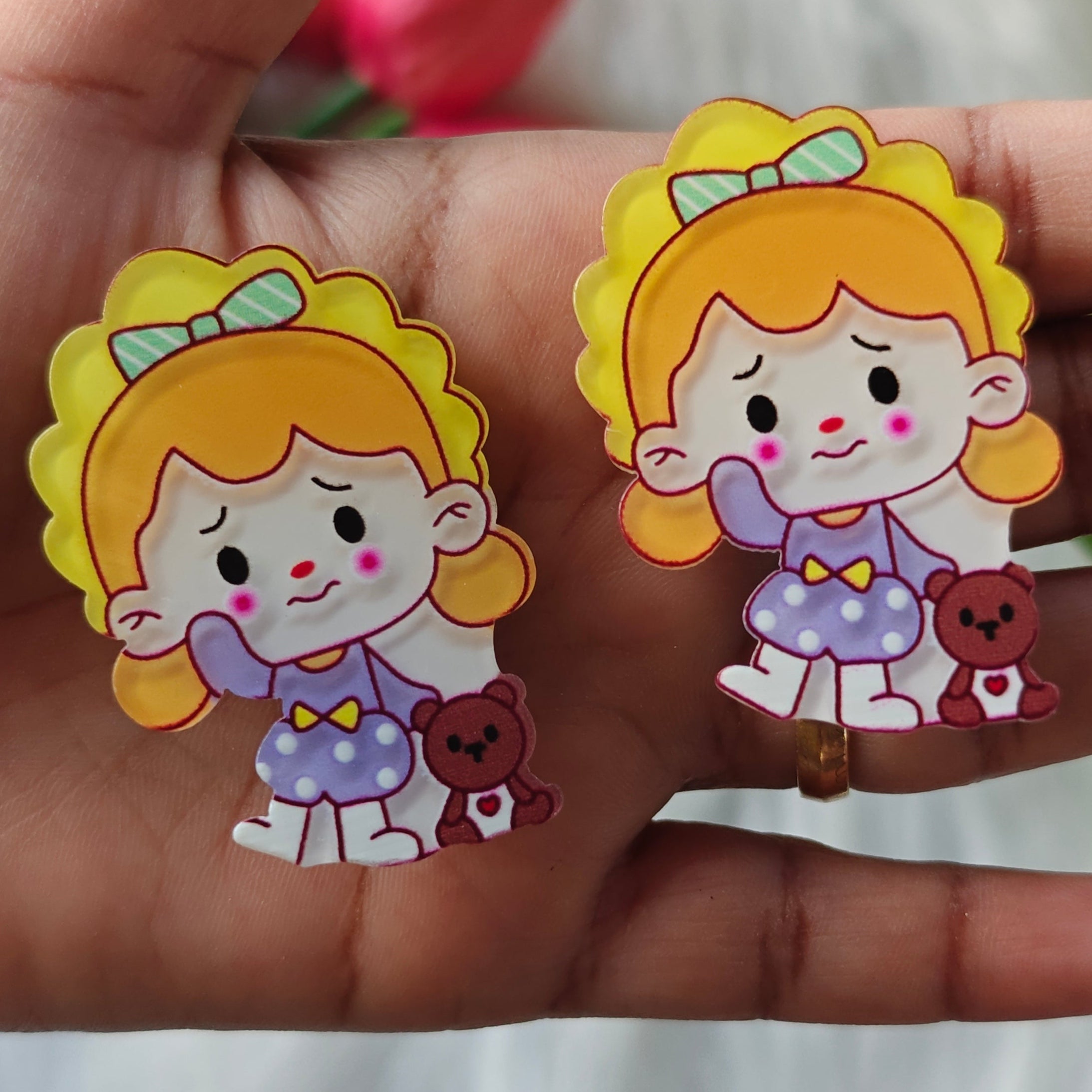 Cute Resin Hair Clip