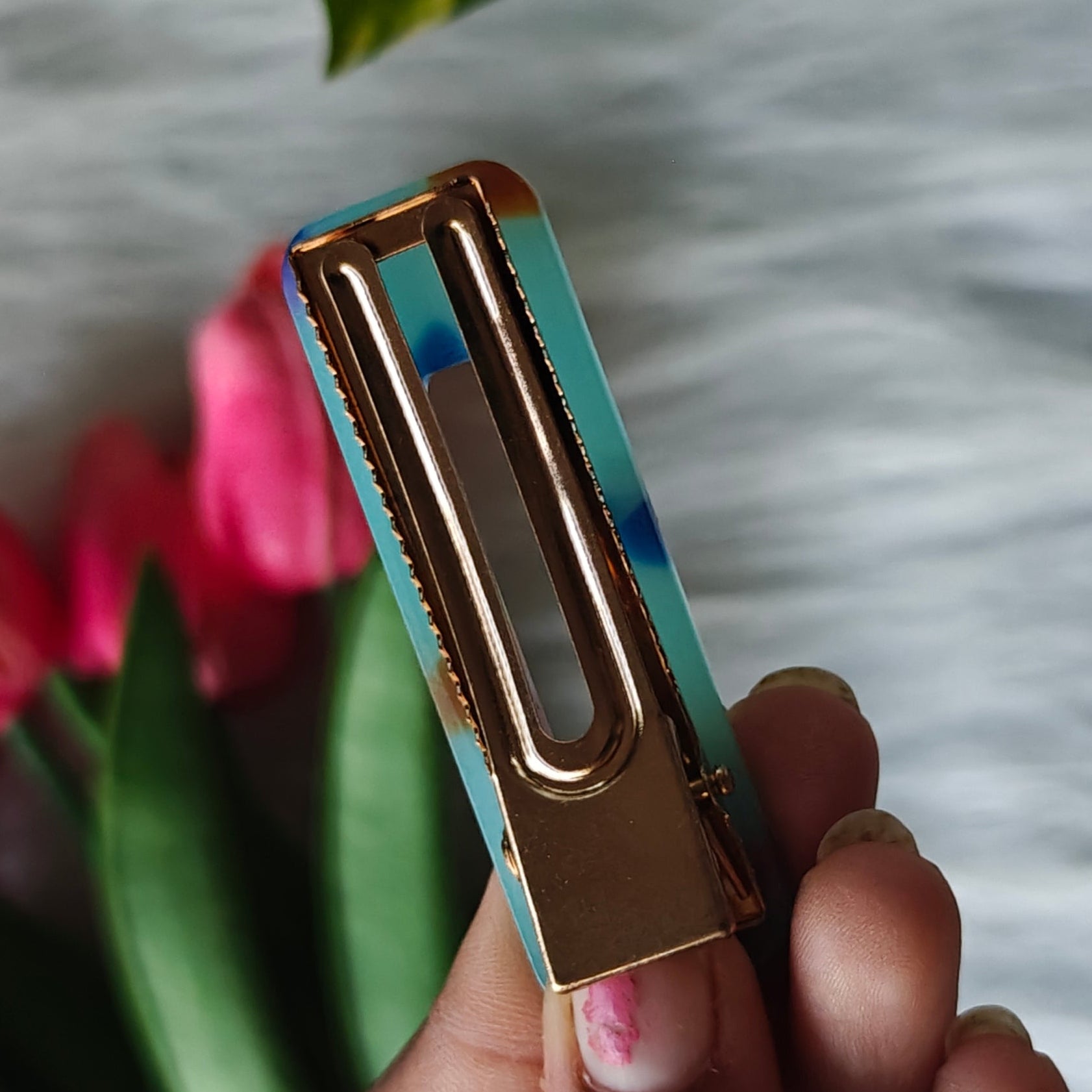 Cute Printed Snap Clip
