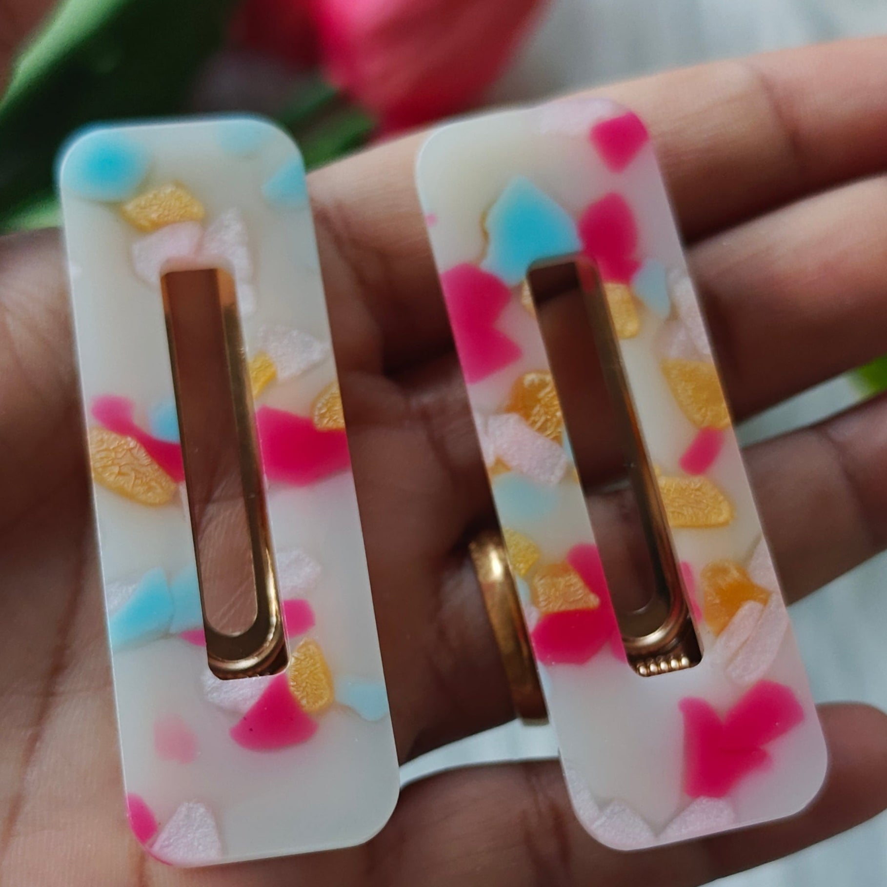 Cute Printed Snap Clip