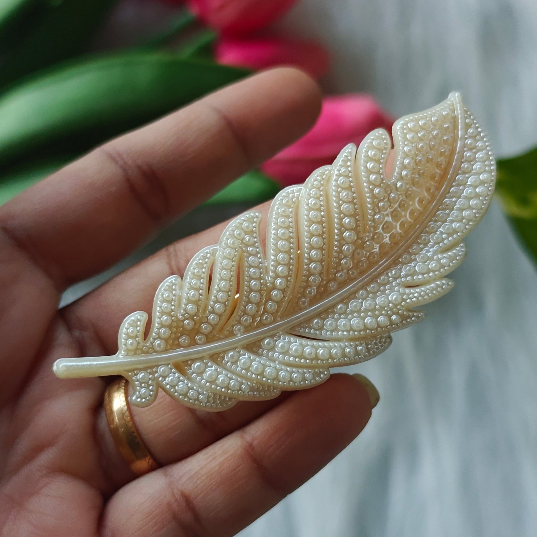 Feather Hair Clip