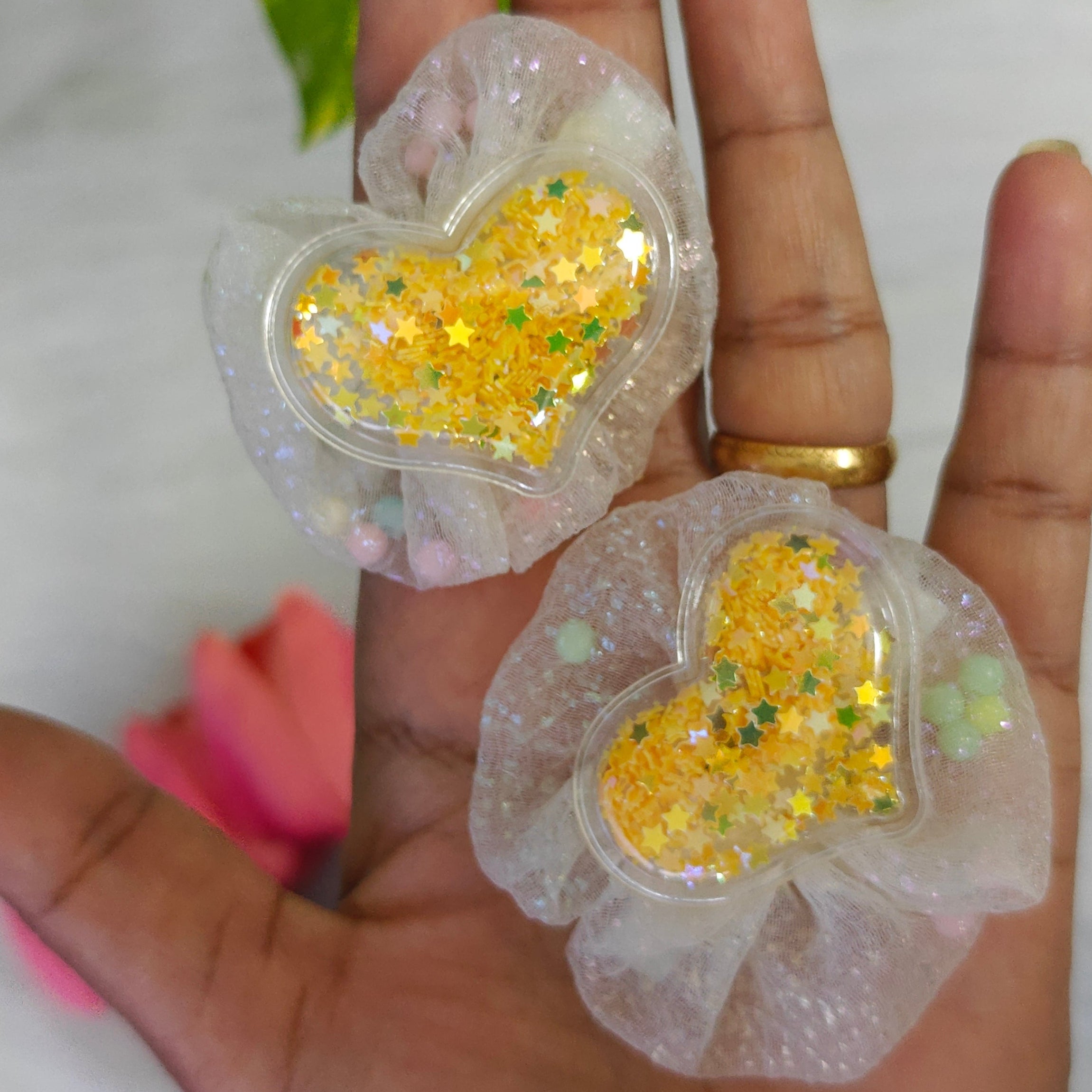 Cute Bunny Glitter Clip