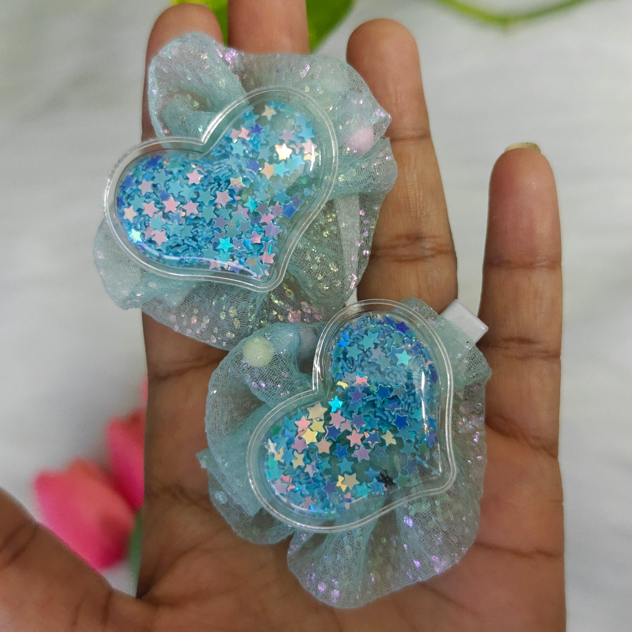 Cute Bunny Glitter Clip