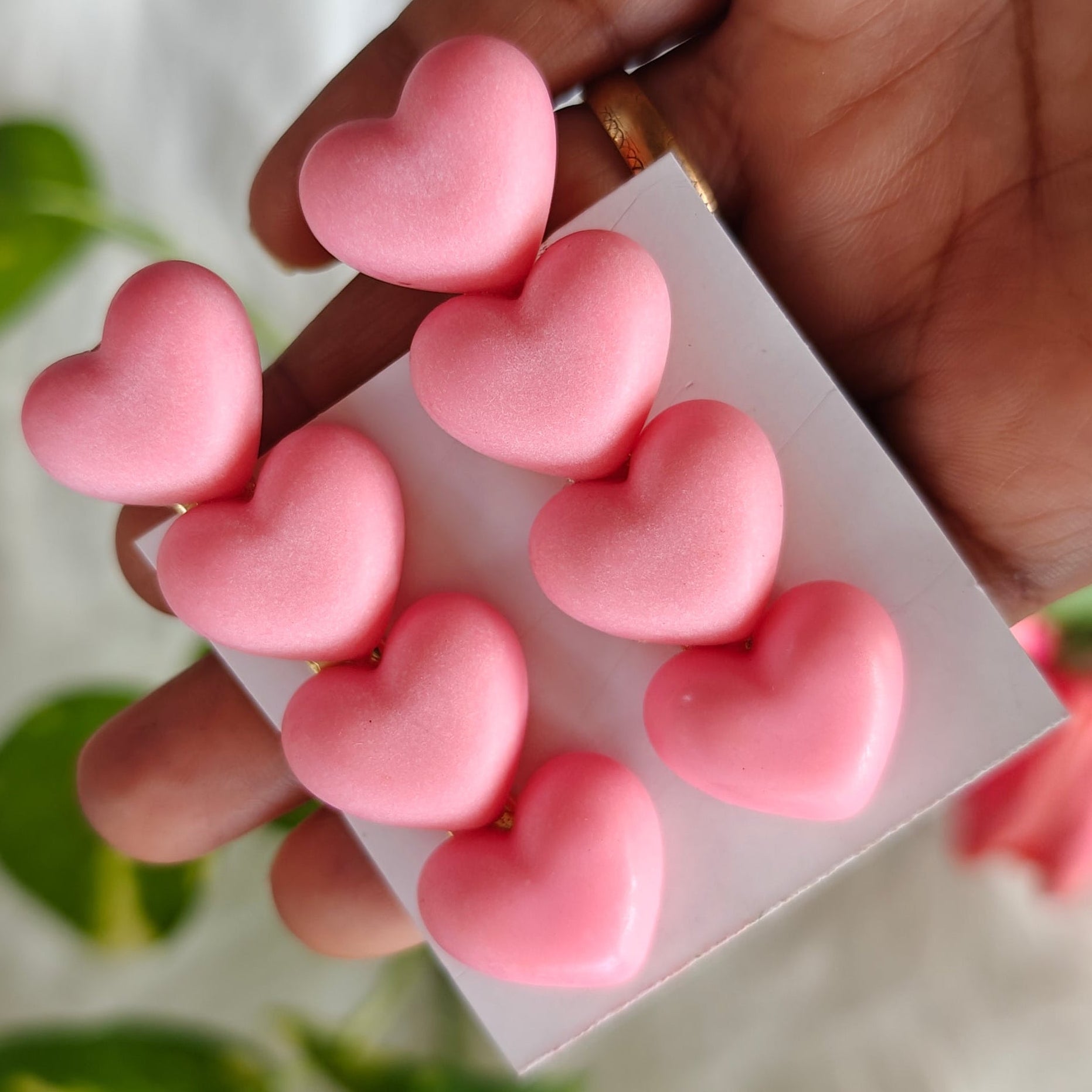 Cute Resin Heart Clips
