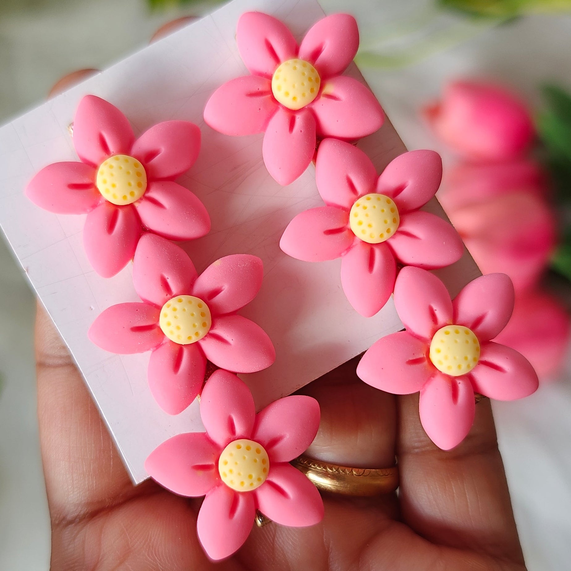 Flower Style Fancy Hair Clips
