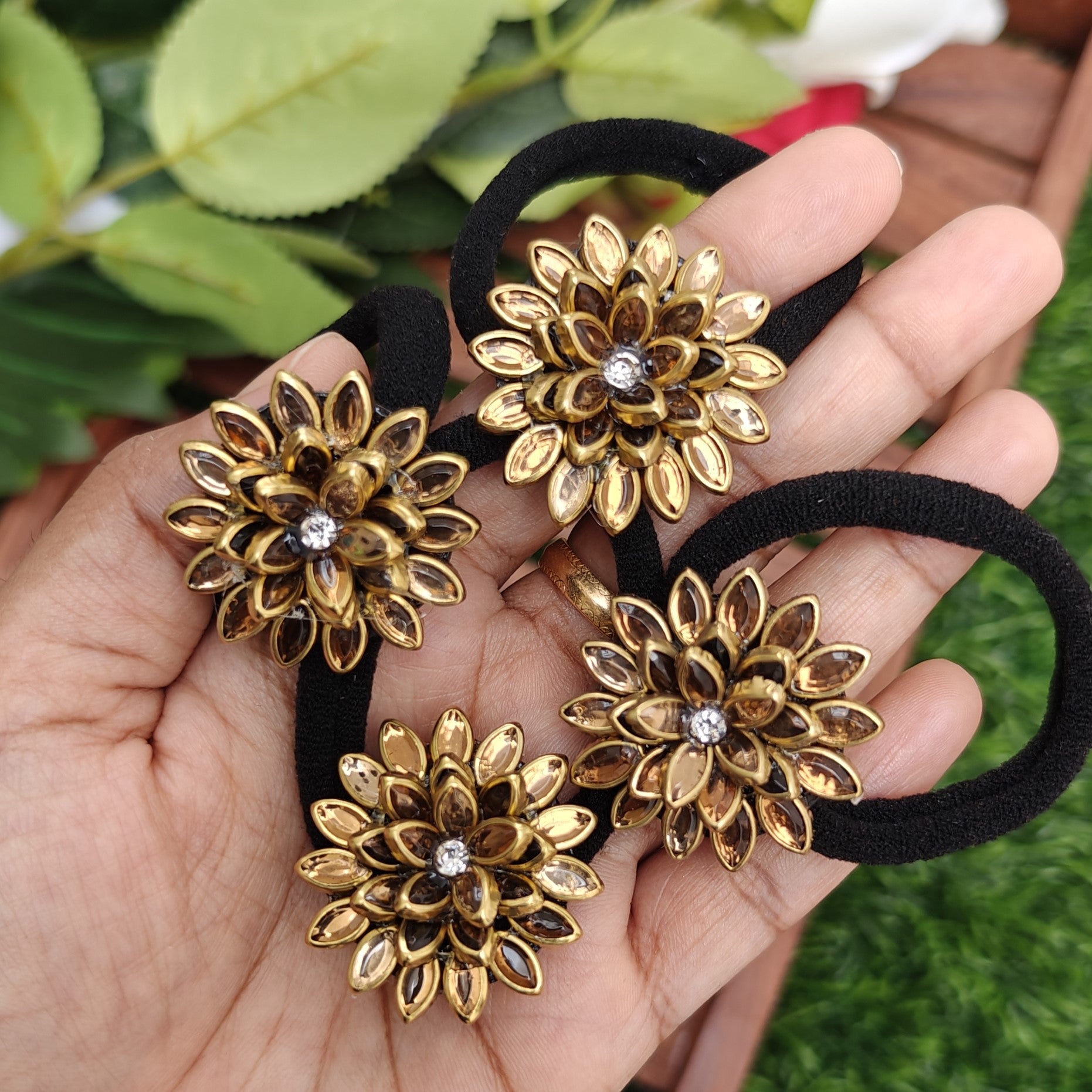 Traditional Floral Hair Band