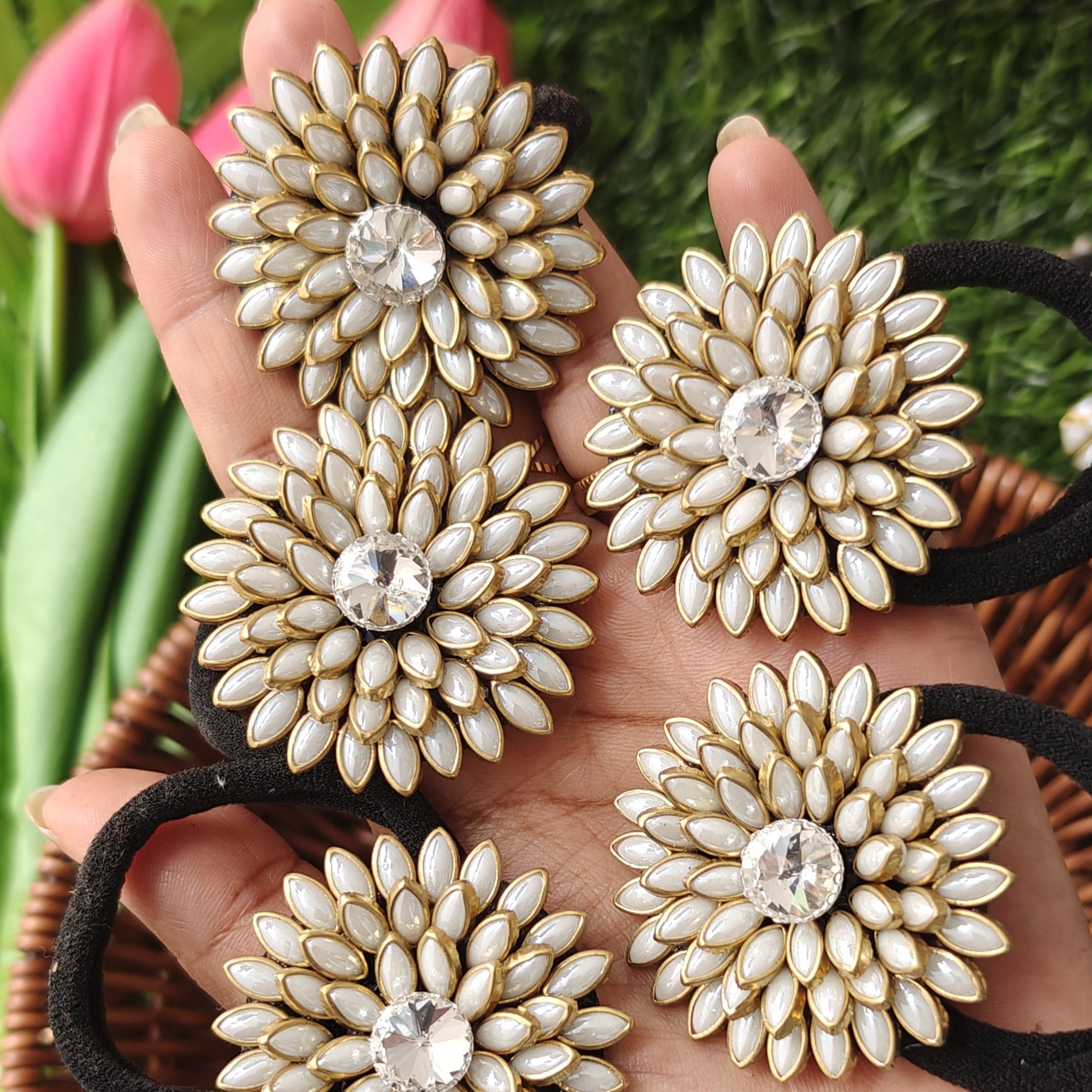 Traditional Floral Hair Band