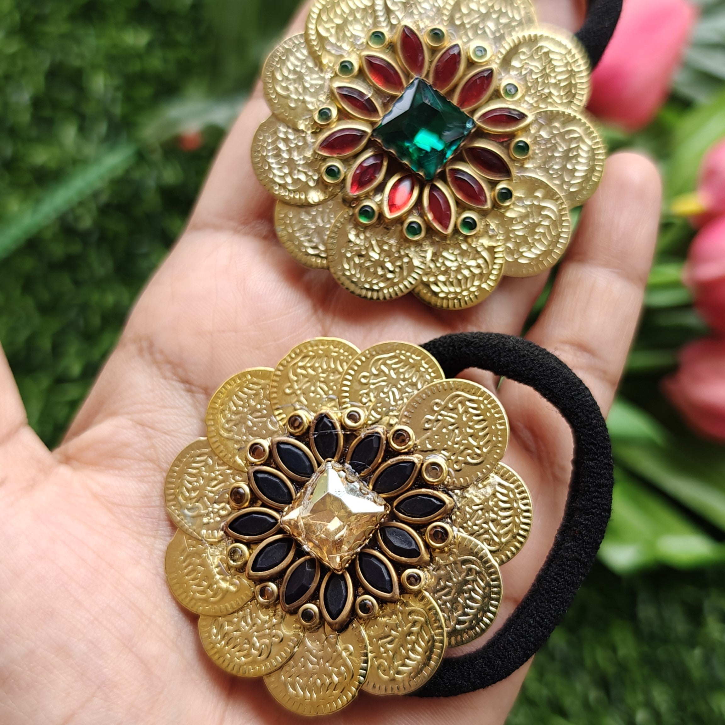 Traditional Floral Hair Band
