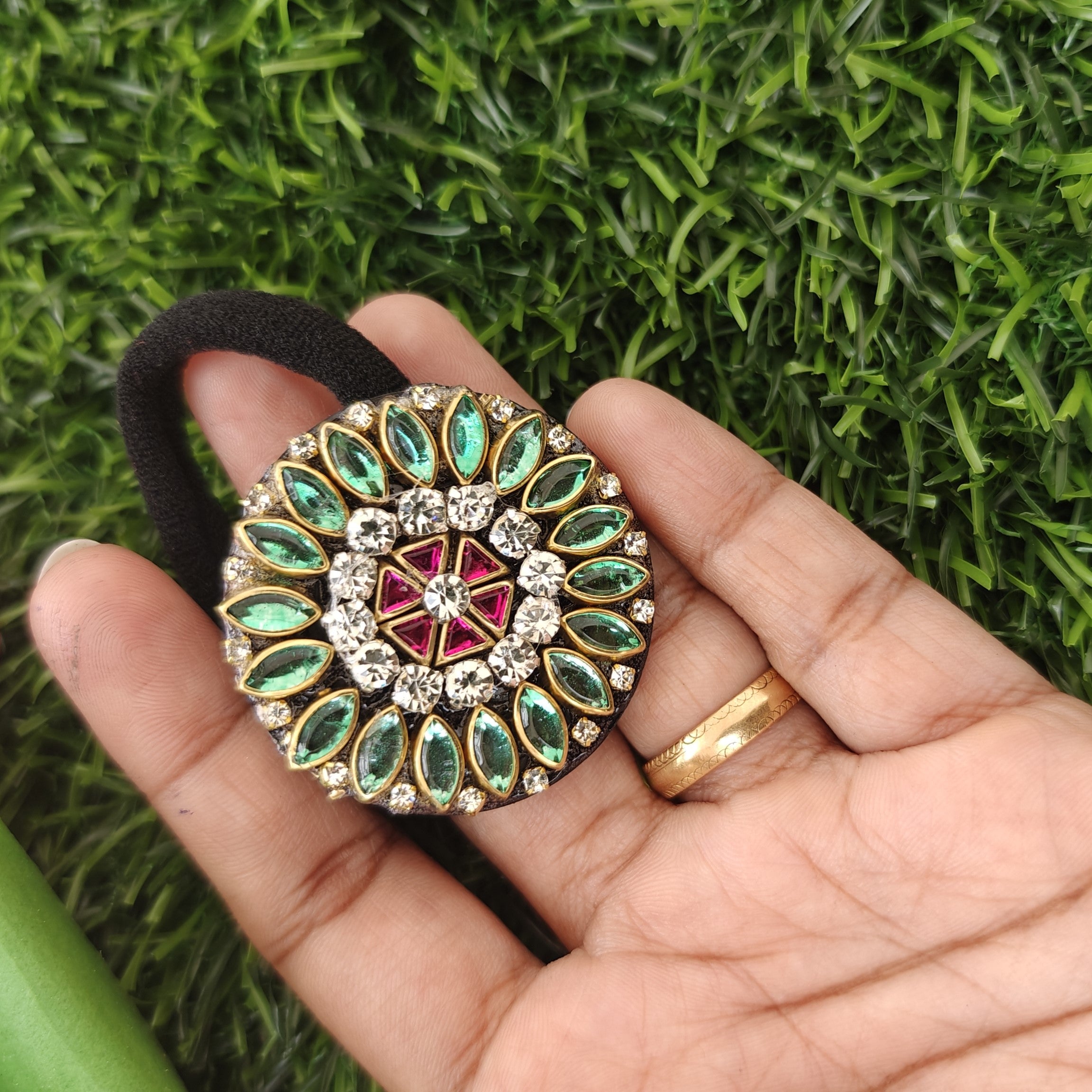 Traditional Floral Hair Band