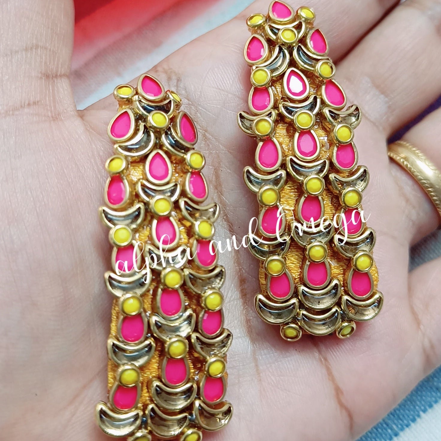 Traditional Floral kids Hair Clip