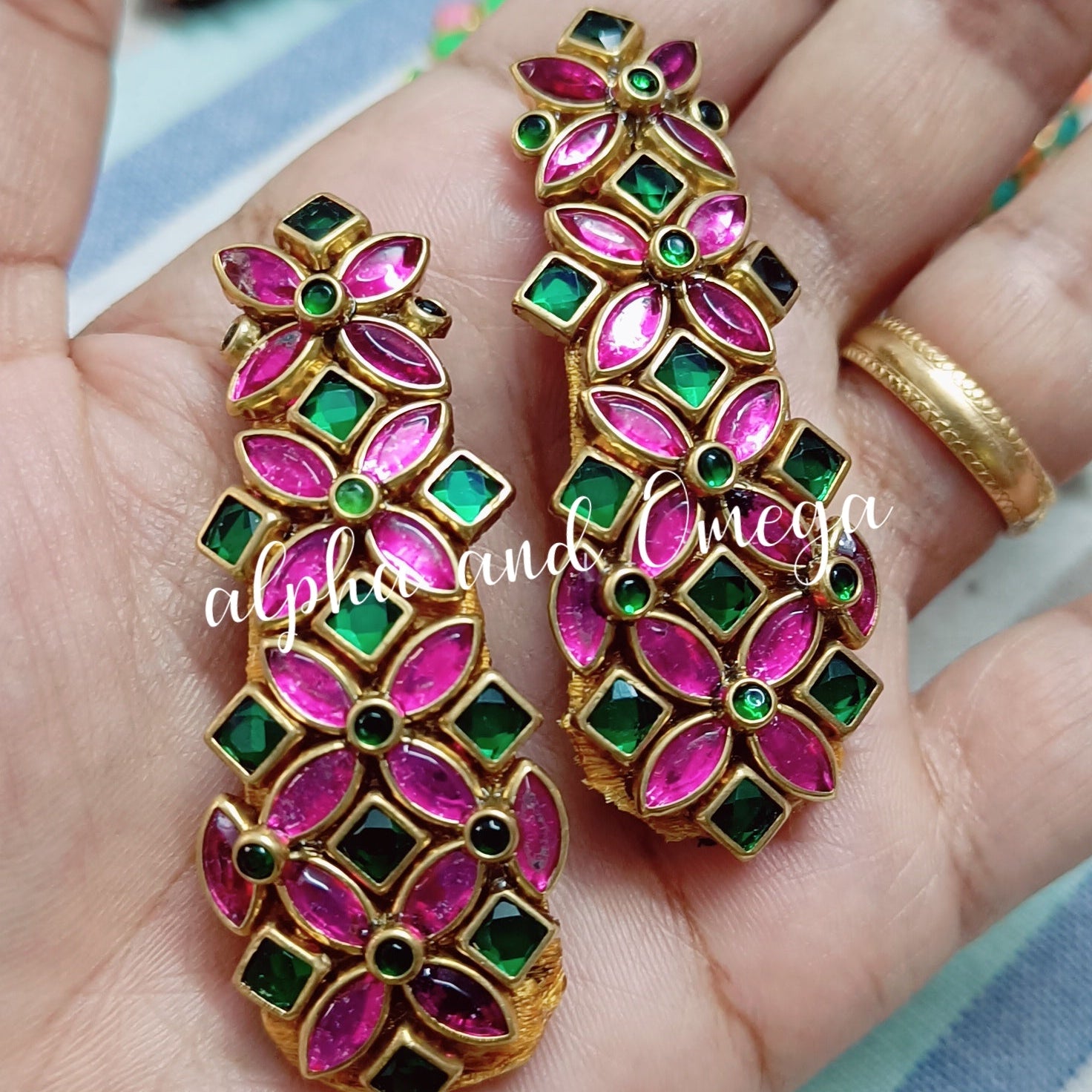 Traditional Floral kids Hair Clip