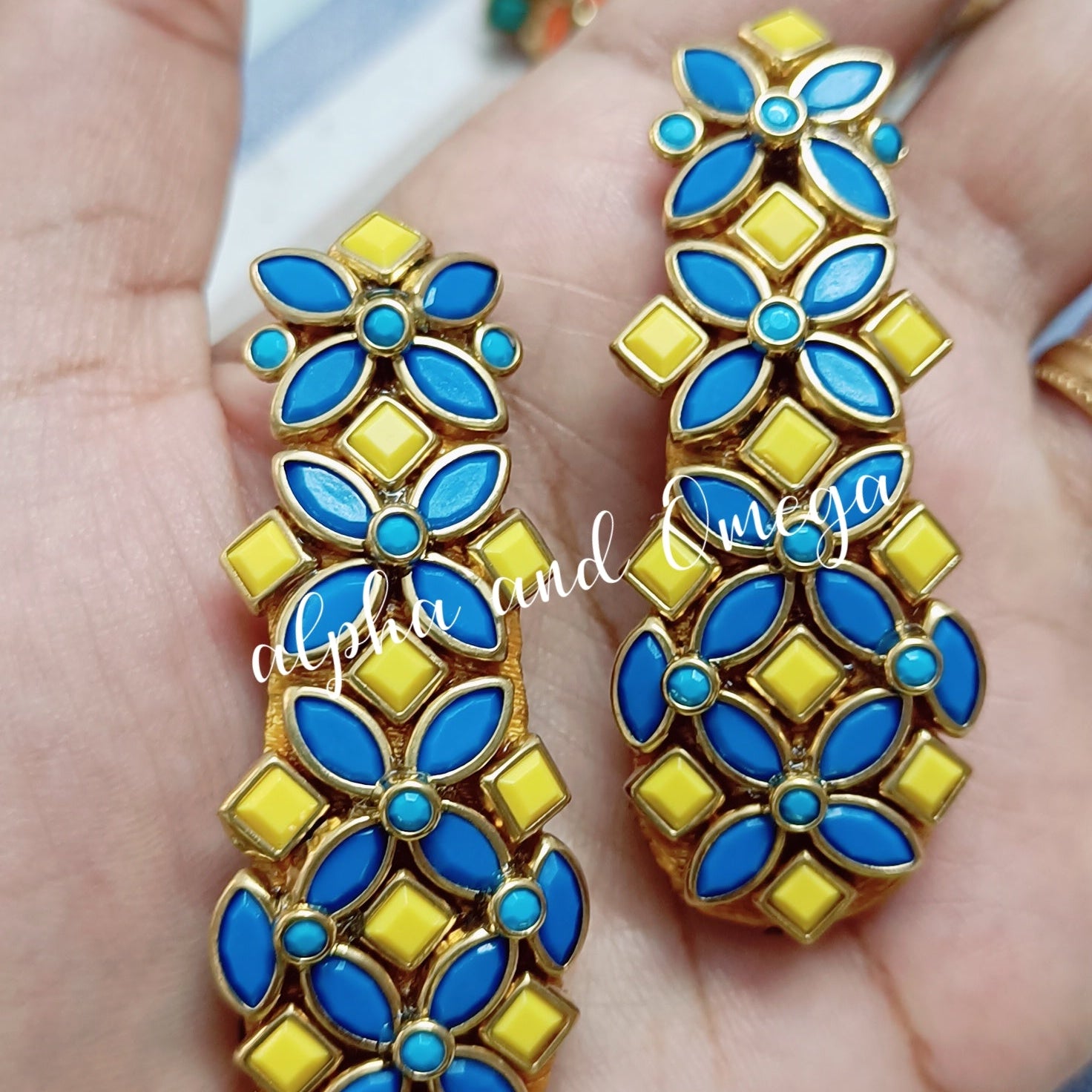Traditional Floral kids Hair Clip