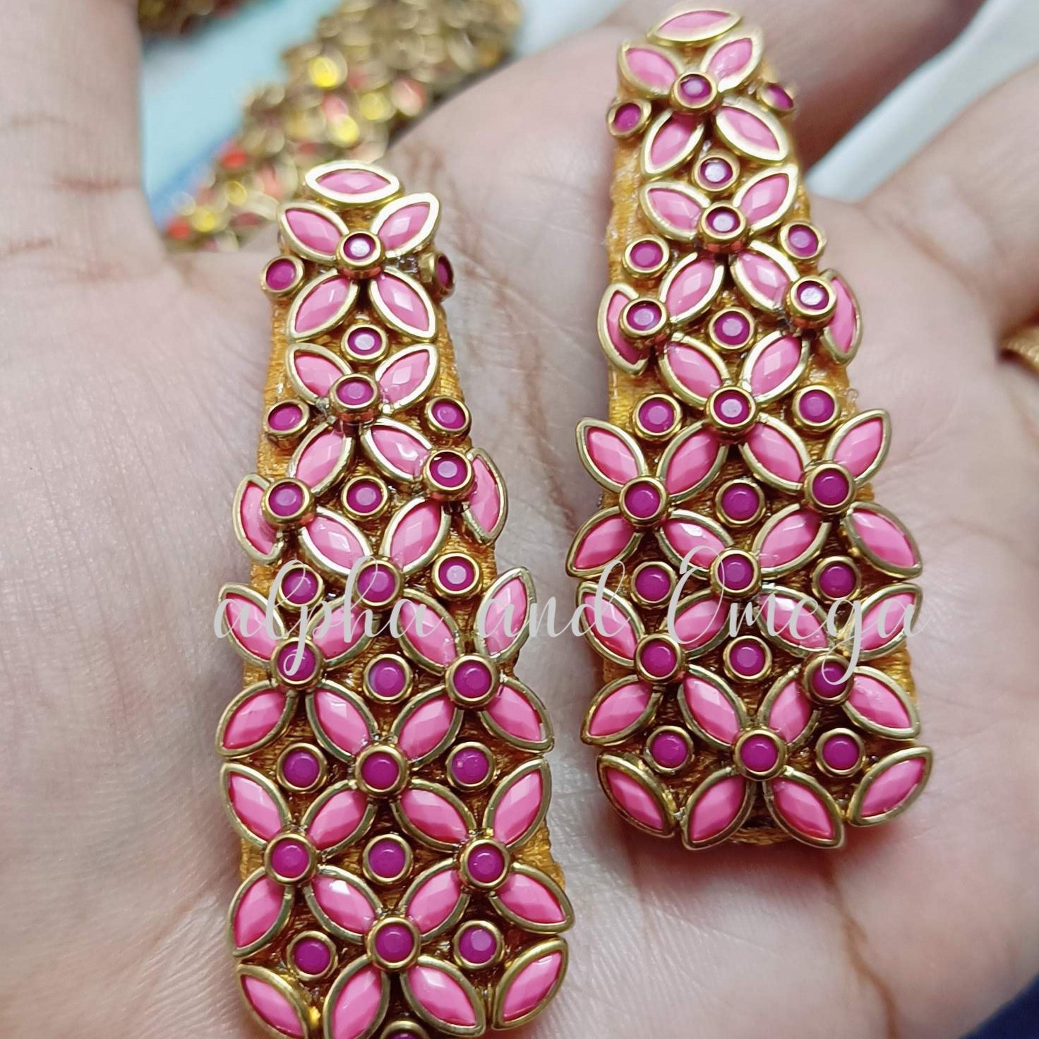 Traditional Floral kids Hair Clip