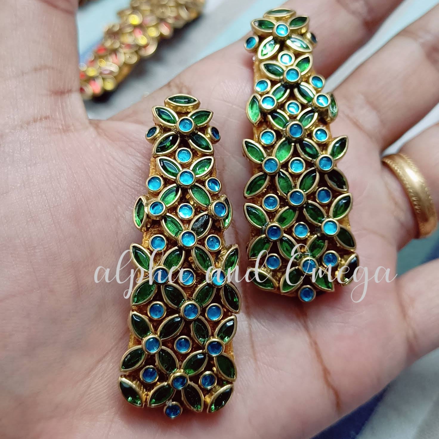Traditional Floral kids Hair Clip
