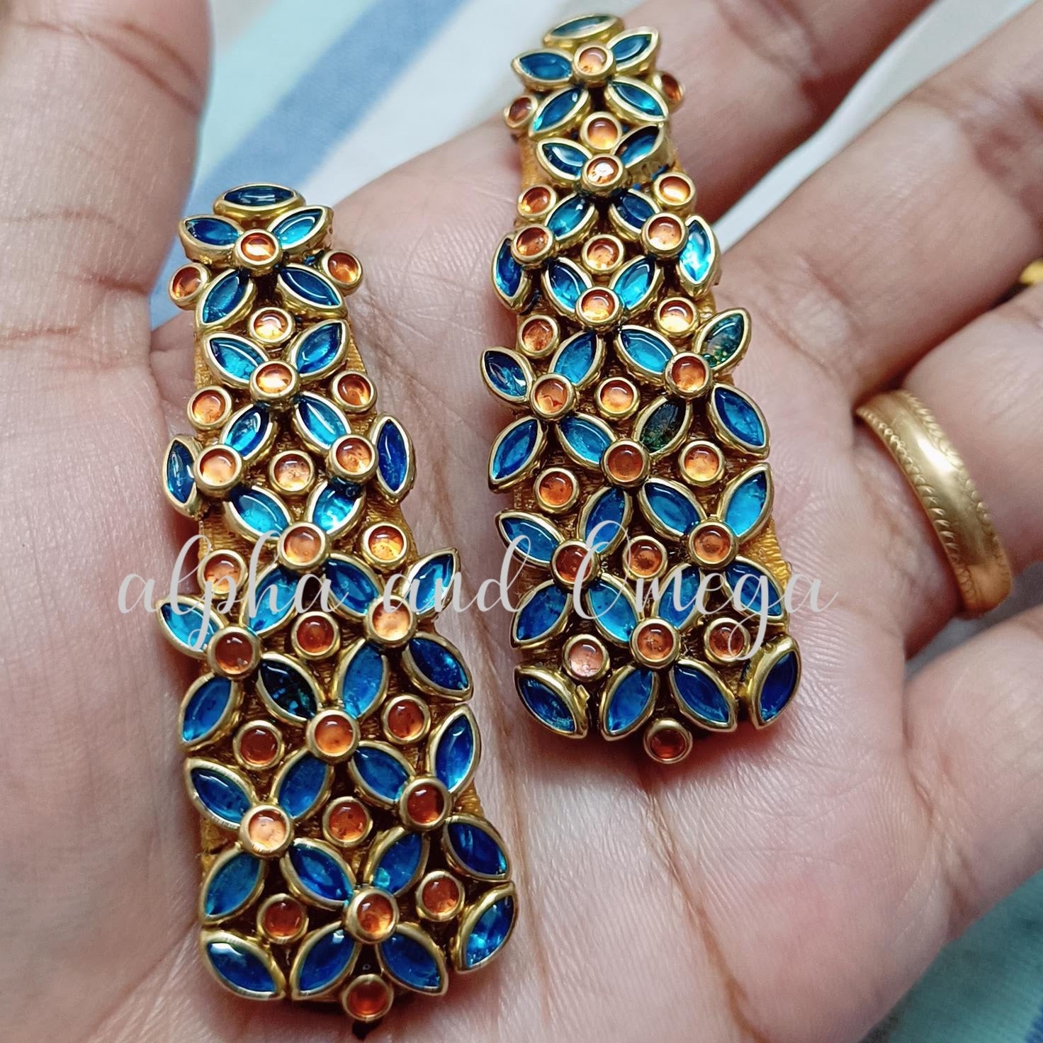 Traditional Floral kids Hair Clip