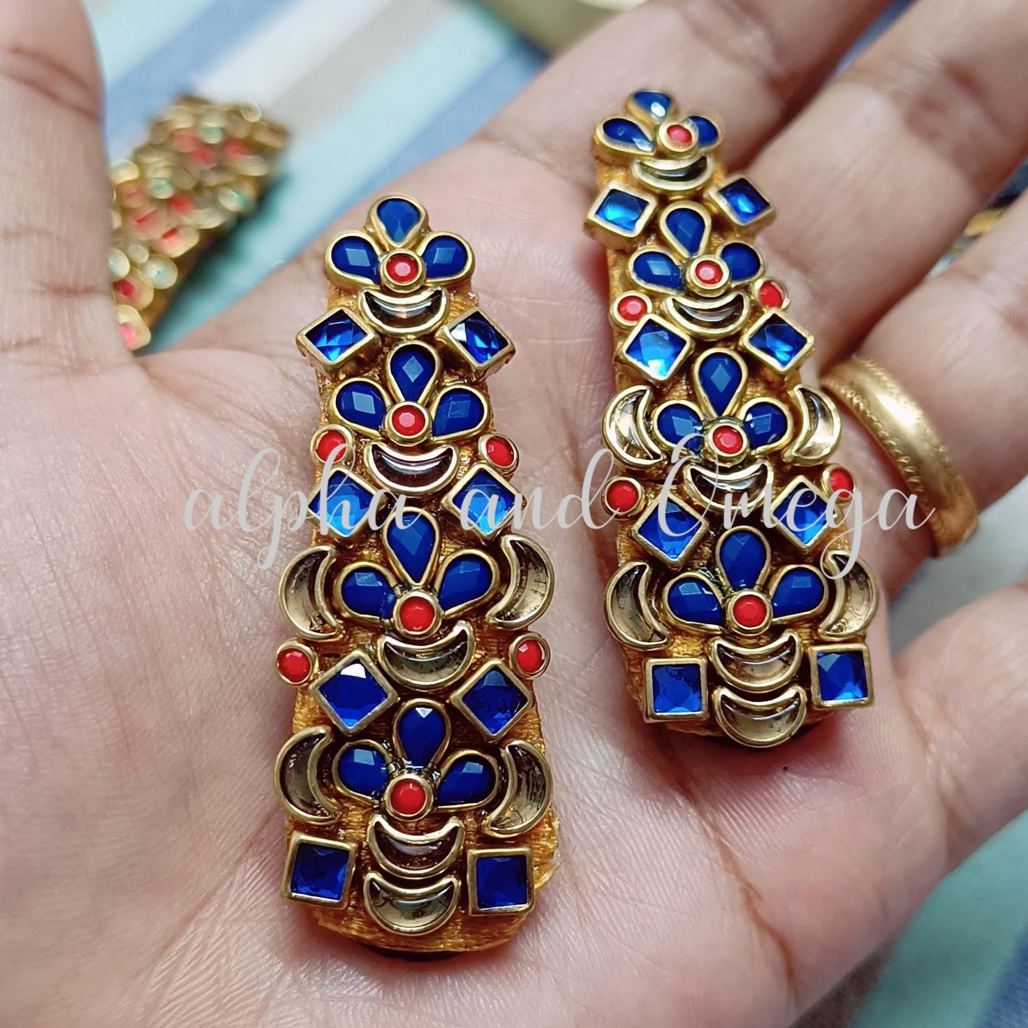 Traditional Floral kids Hair Clip