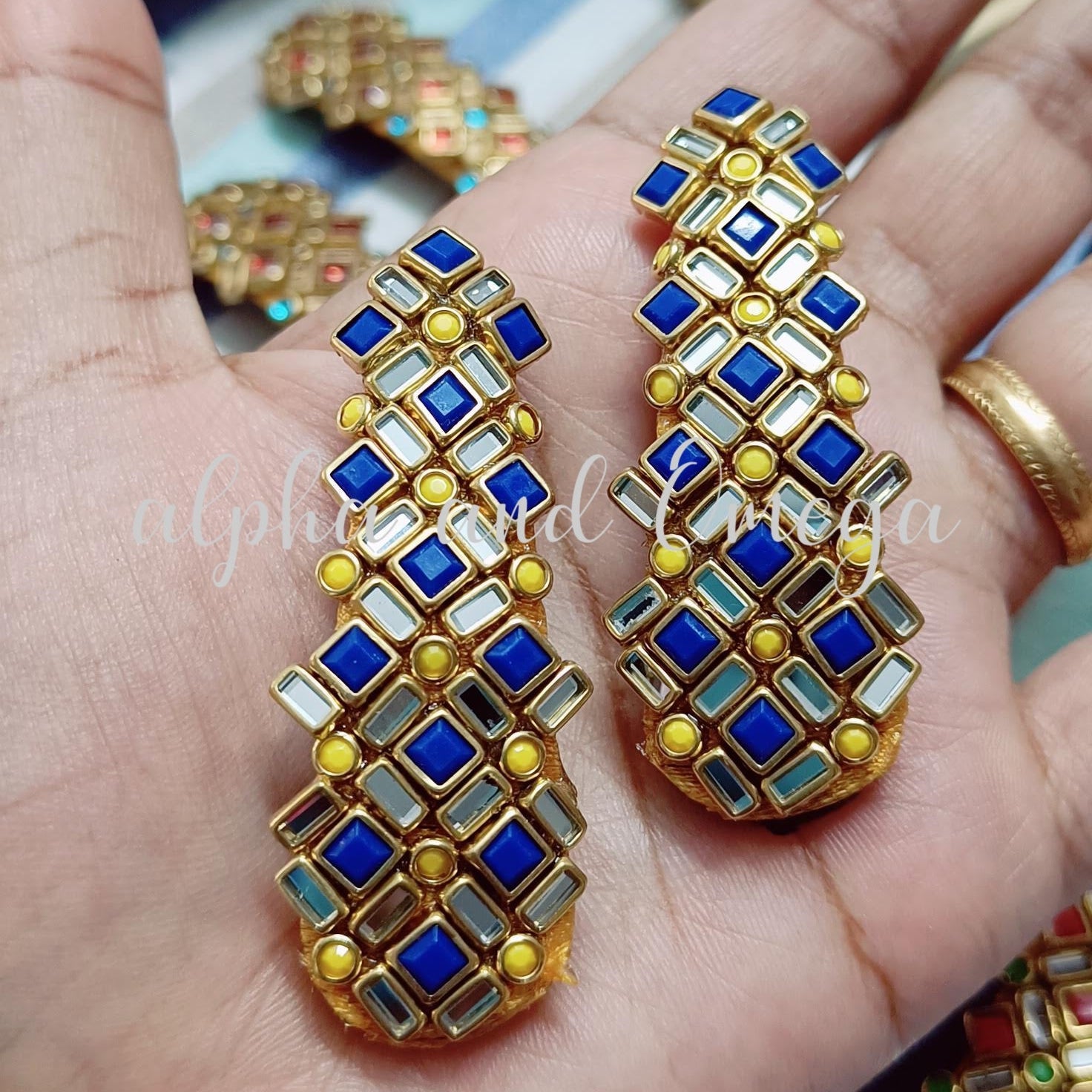 Traditional Floral kids Hair Clip