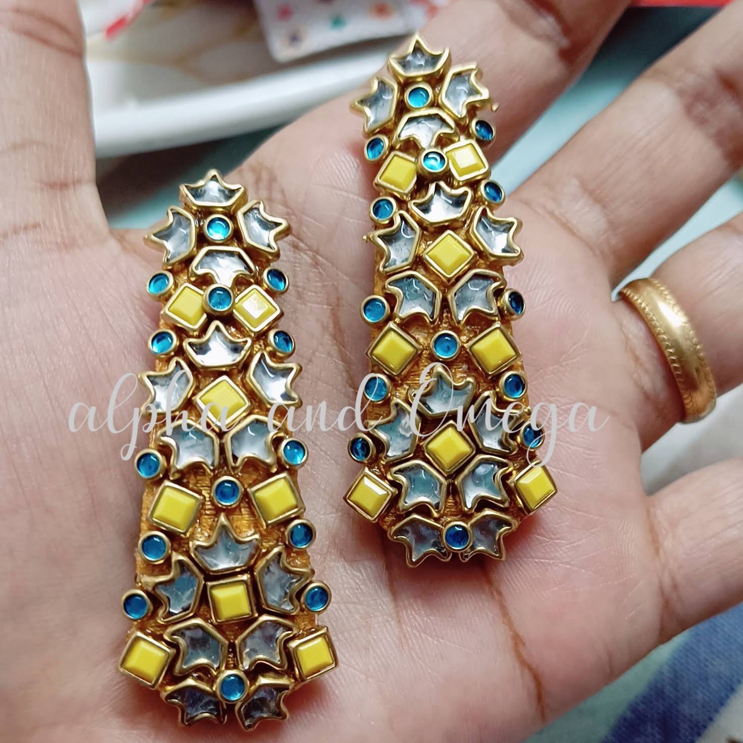 Traditional Floral kids Hair Clip