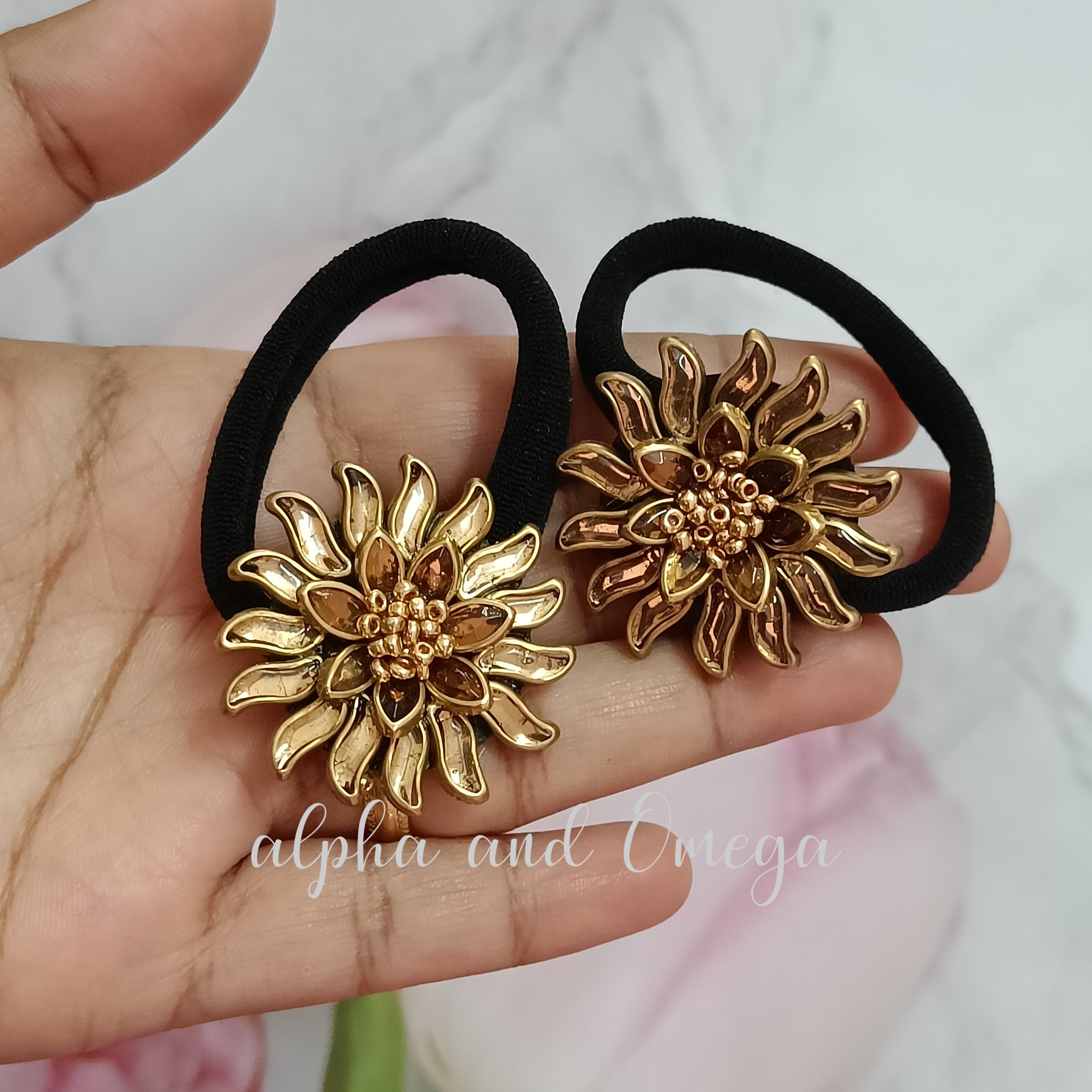 Traditional Floral Hair Band