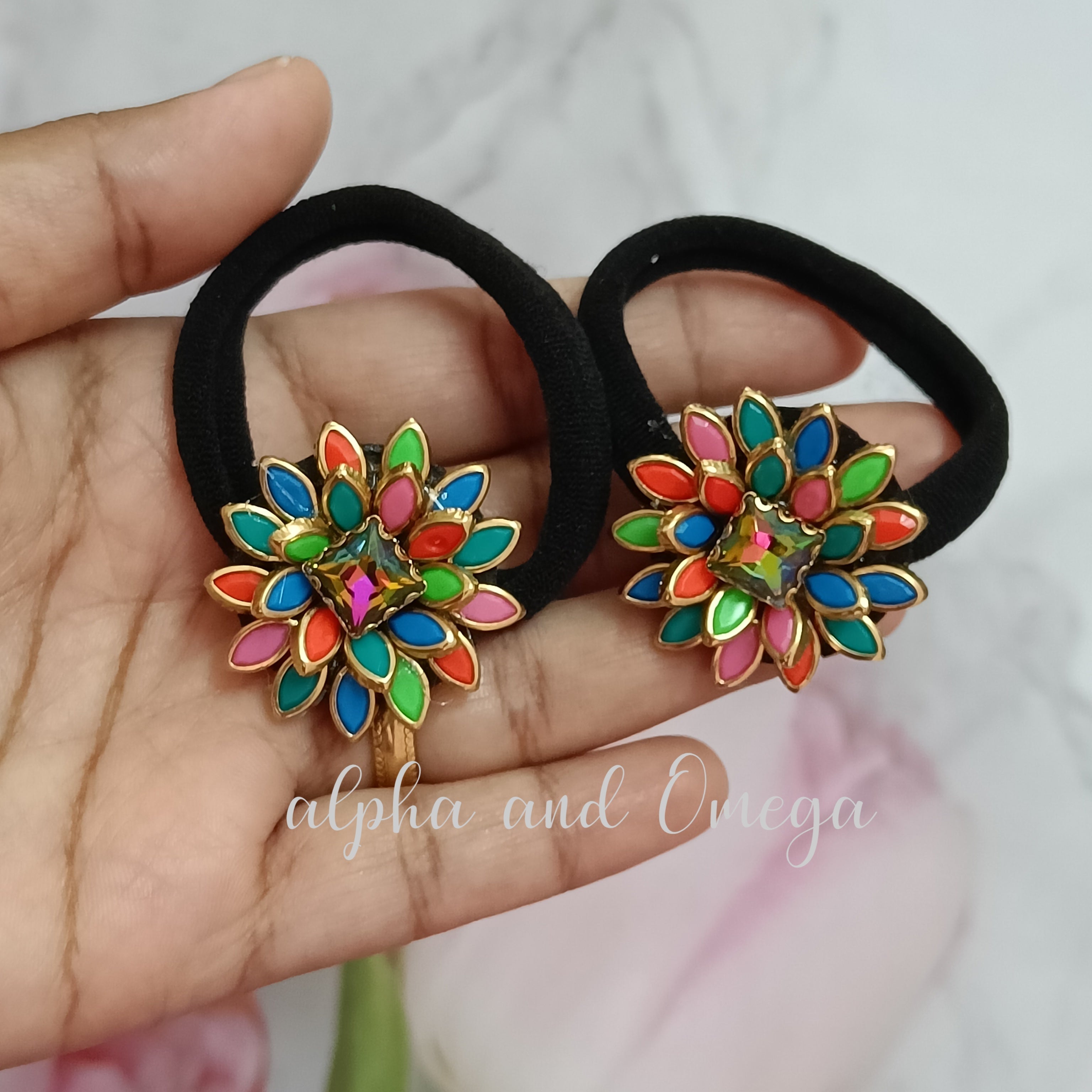 Traditional Floral Hair Band