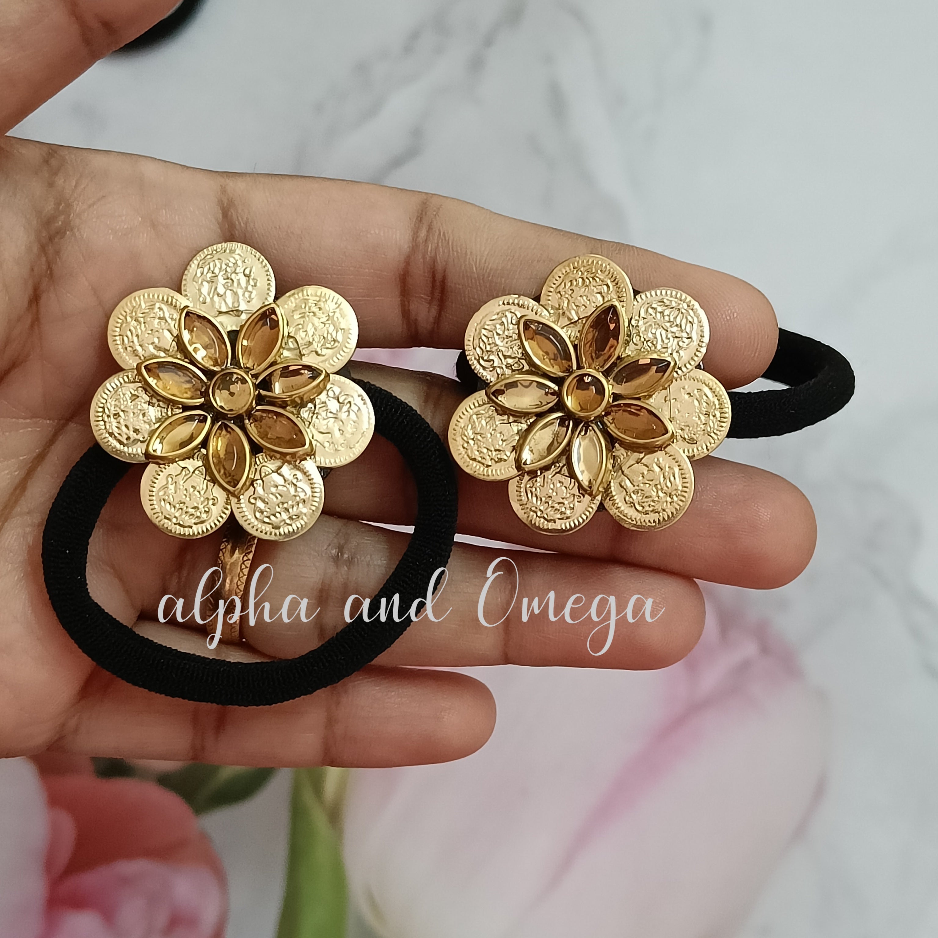 Traditional Floral Hair Band
