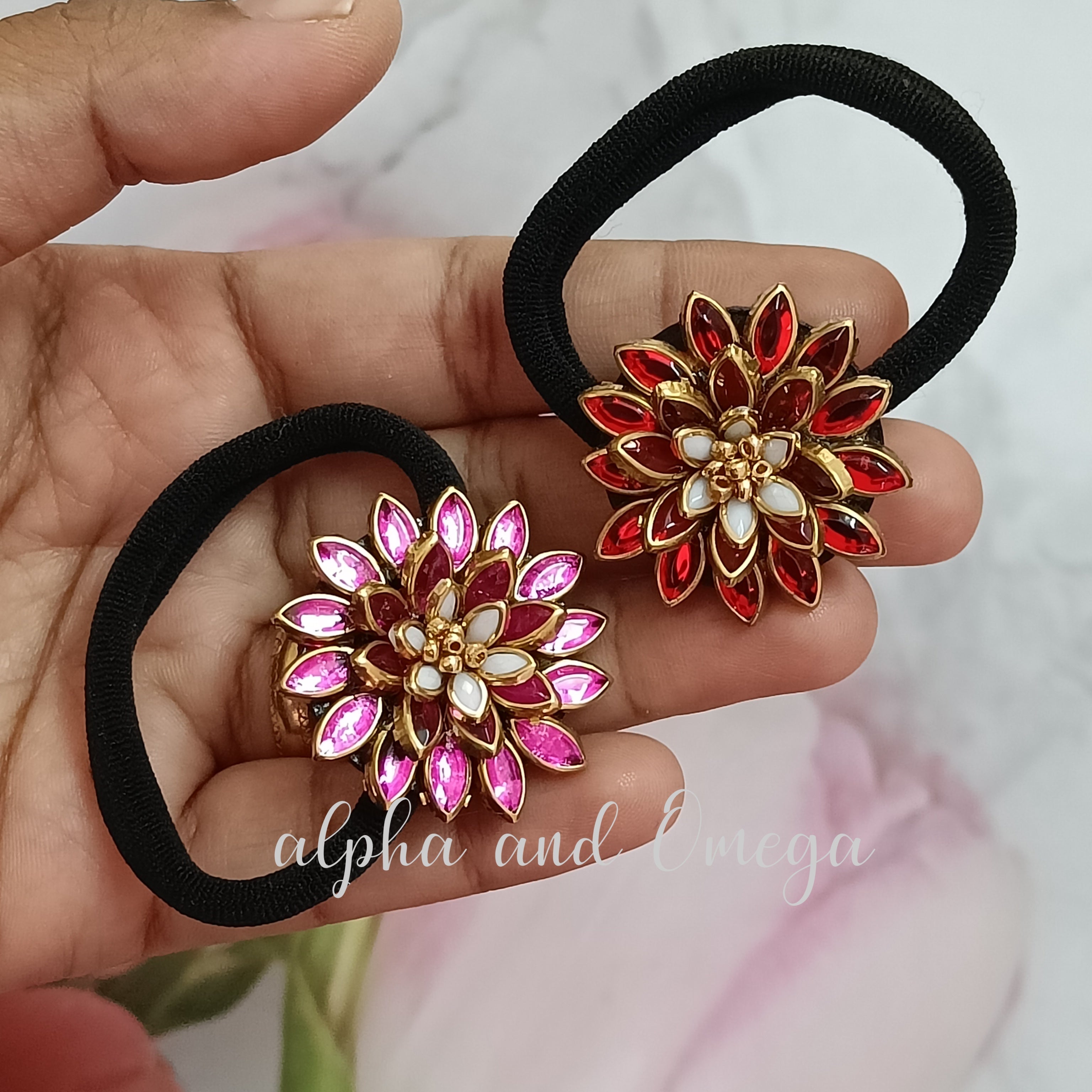 Traditional Floral Hair Band