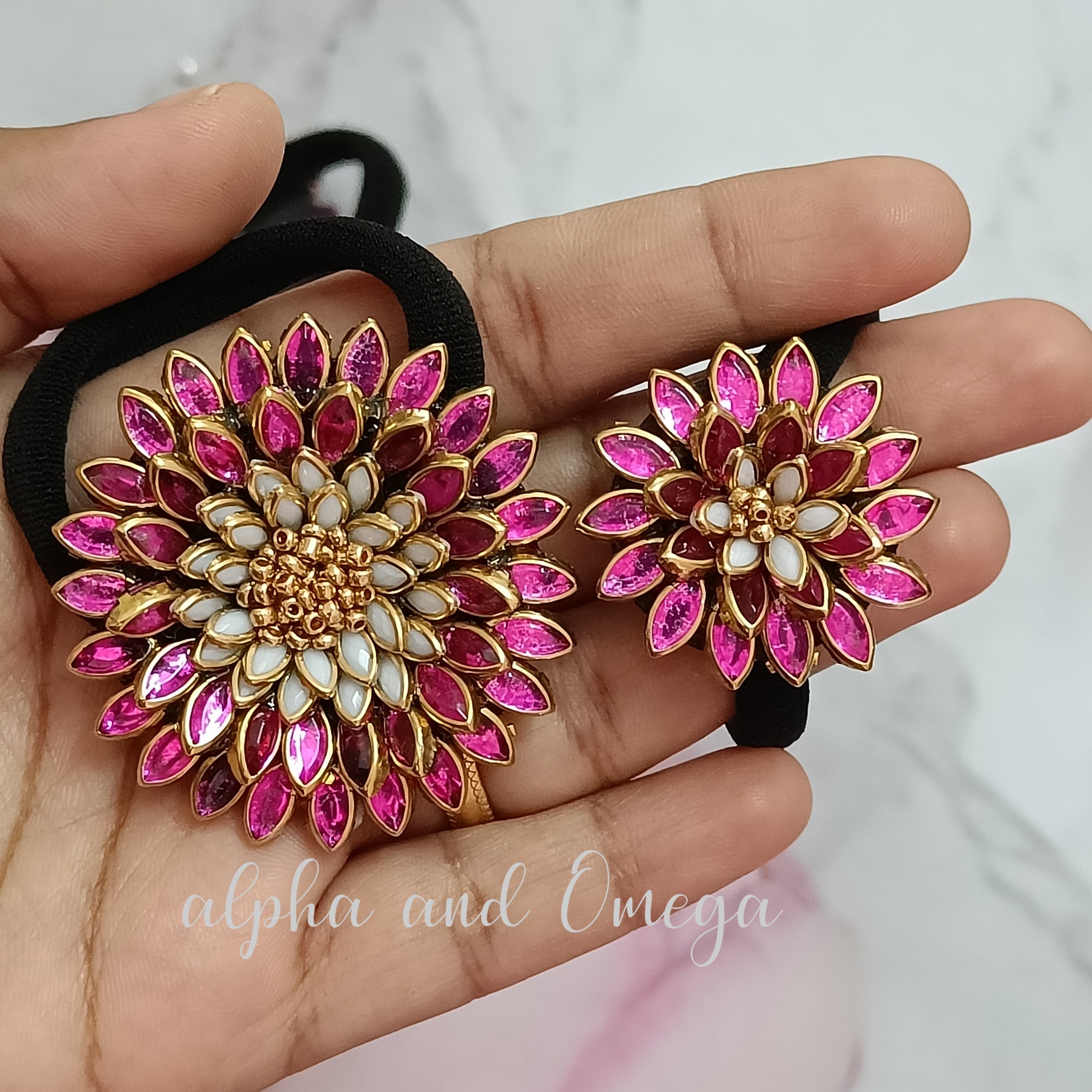 Traditional Floral Hair Band