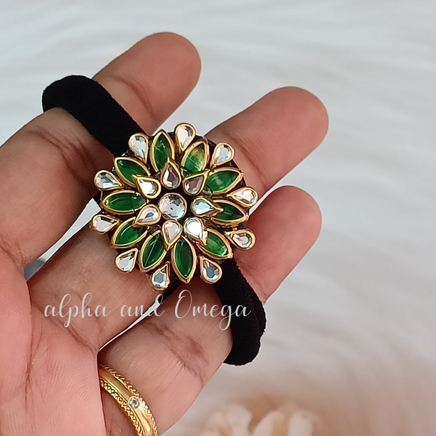 Traditional Floral Hair Band