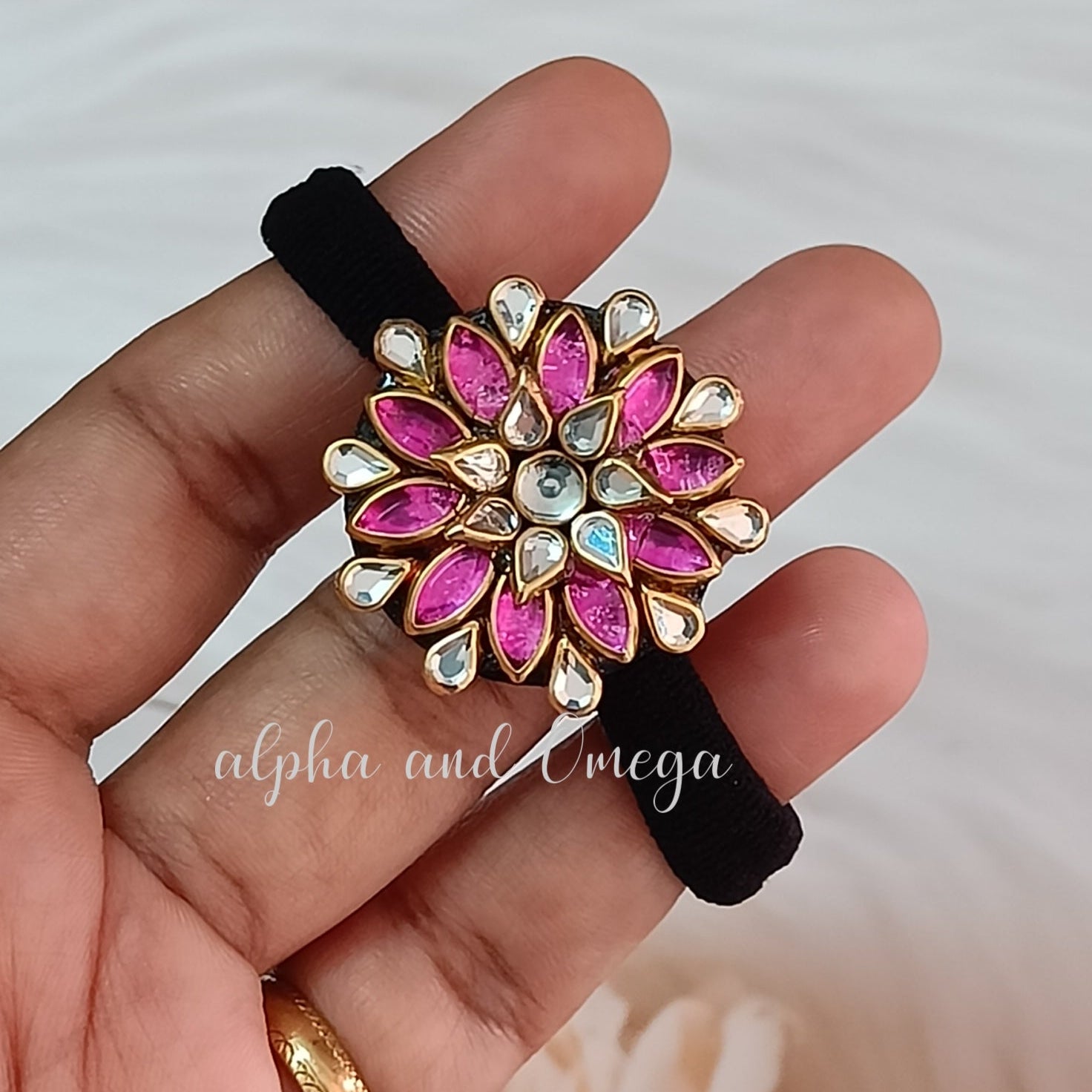 Traditional Floral Hair Band