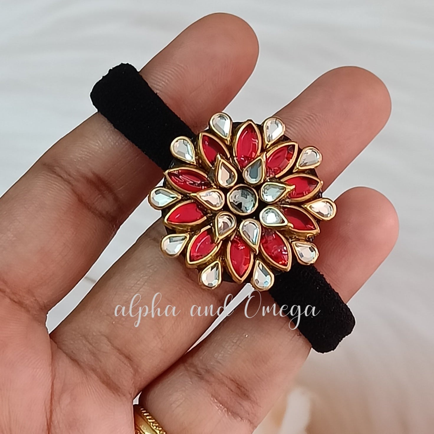 Traditional Floral Hair Band