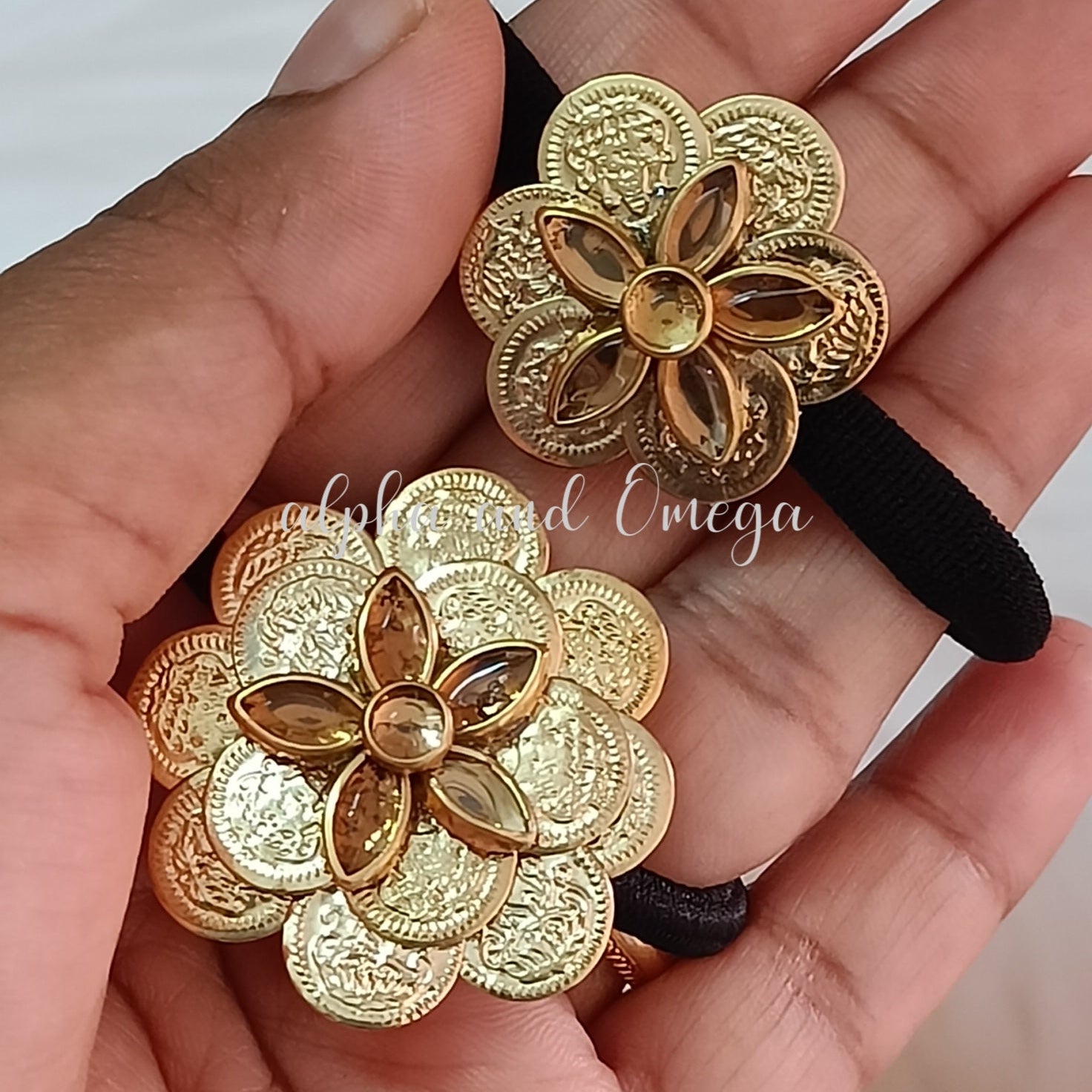 Traditional Floral Hair Band