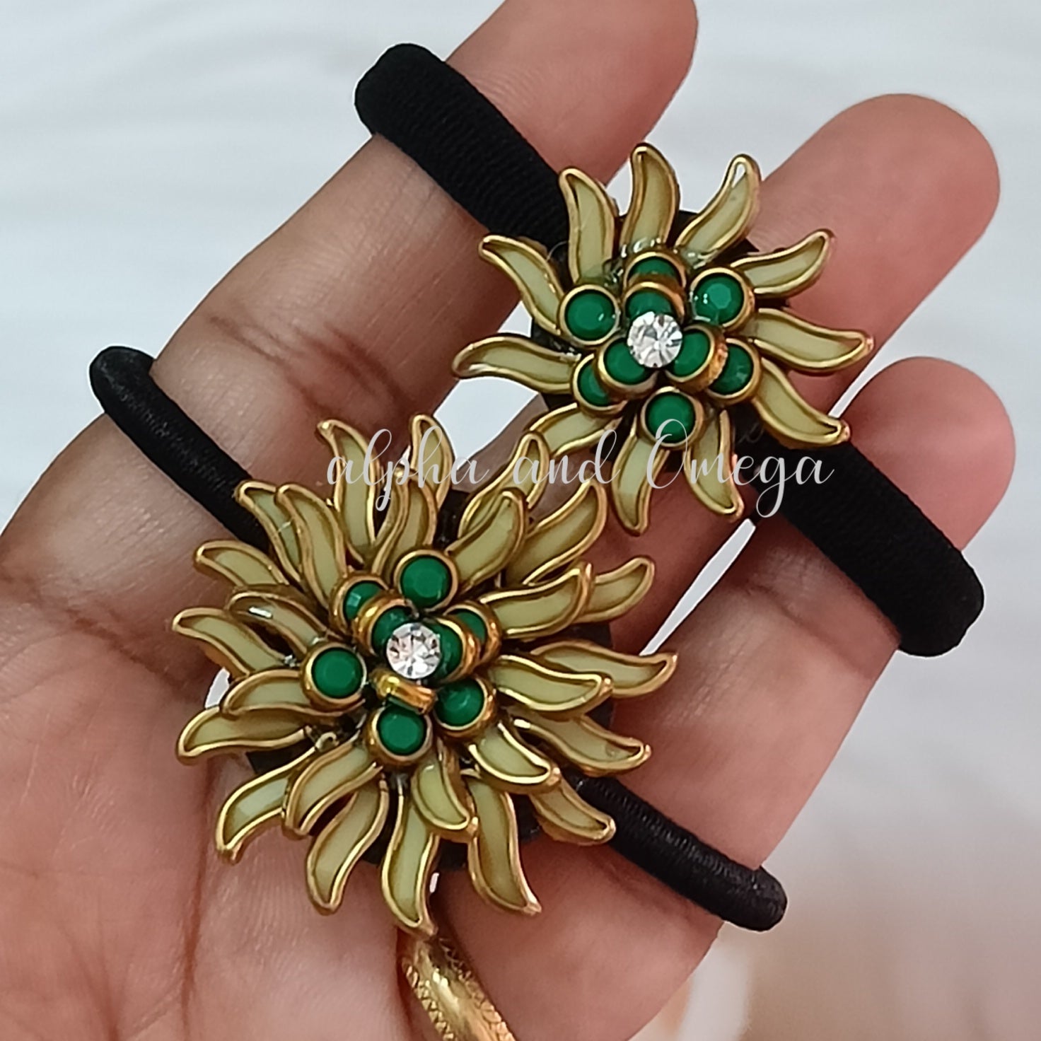 Traditional Floral Hair Band