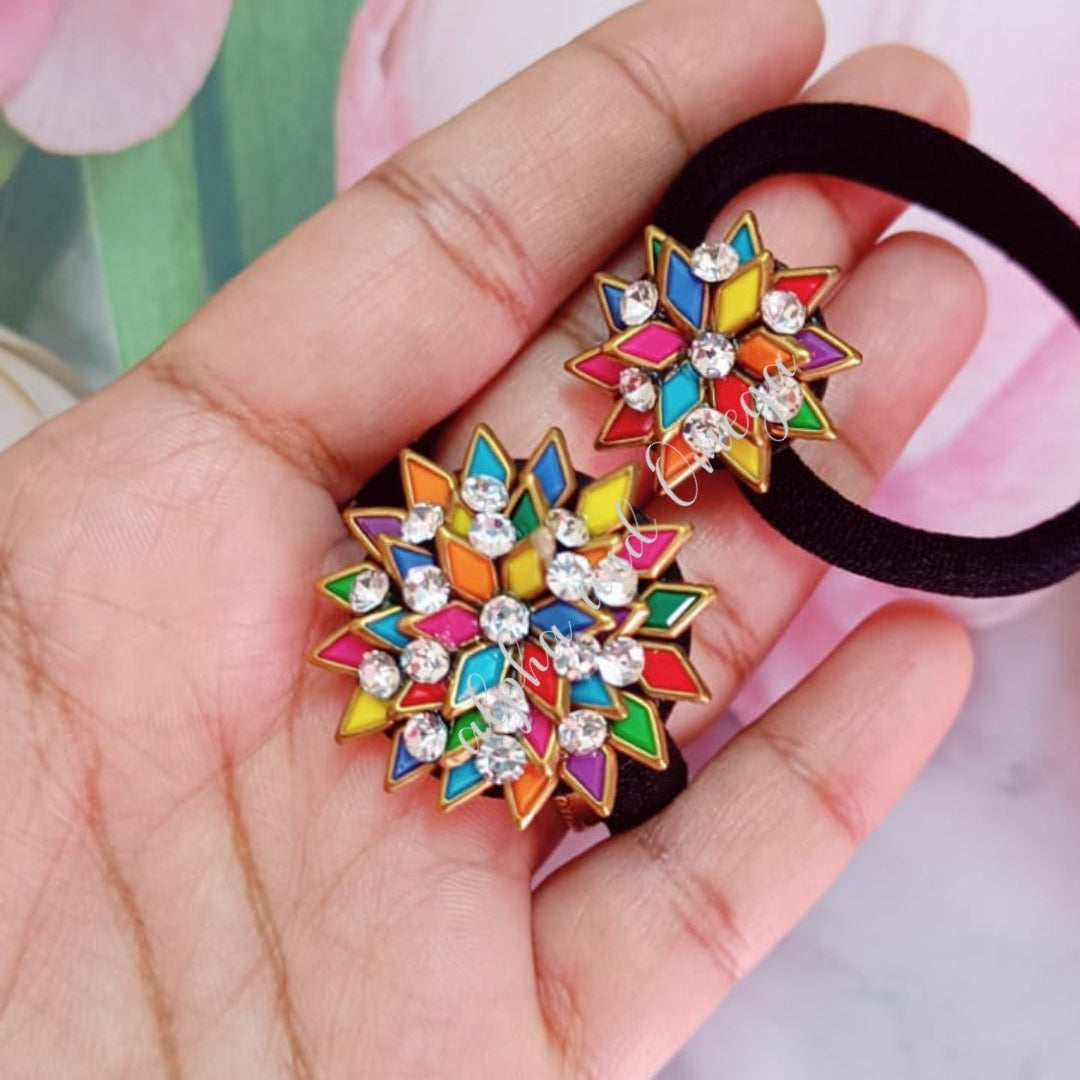 Traditional Floral Hair Band