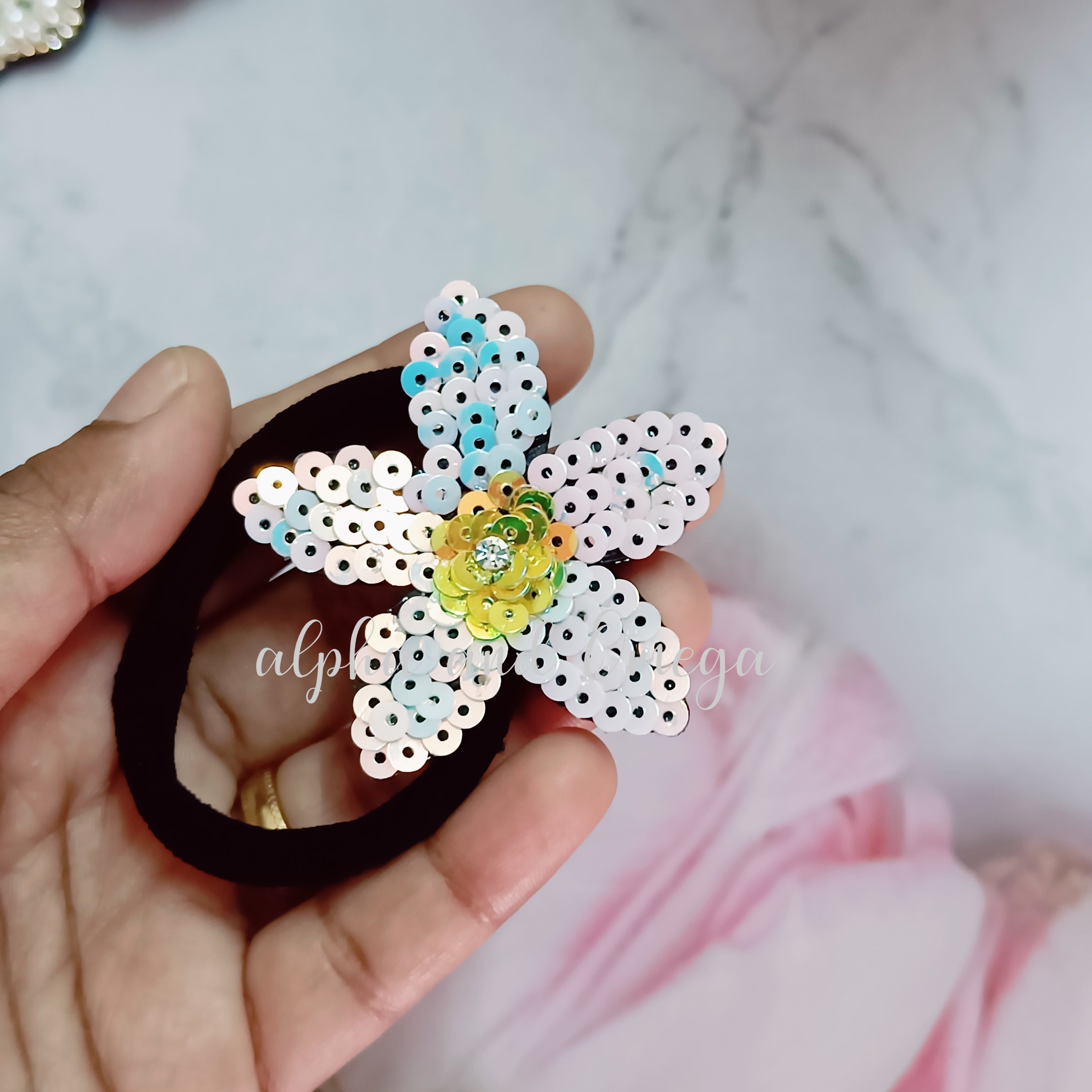 Traditional Floral Hair Band