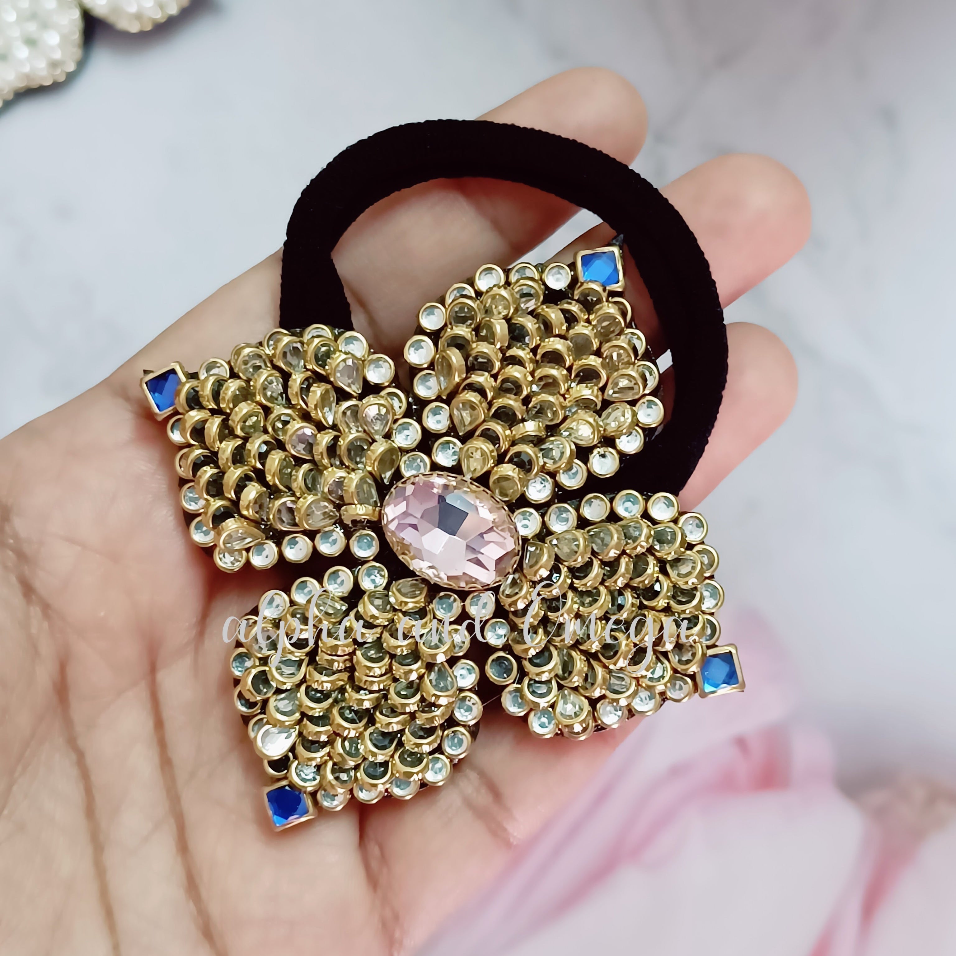 Traditional Floral Hair Band