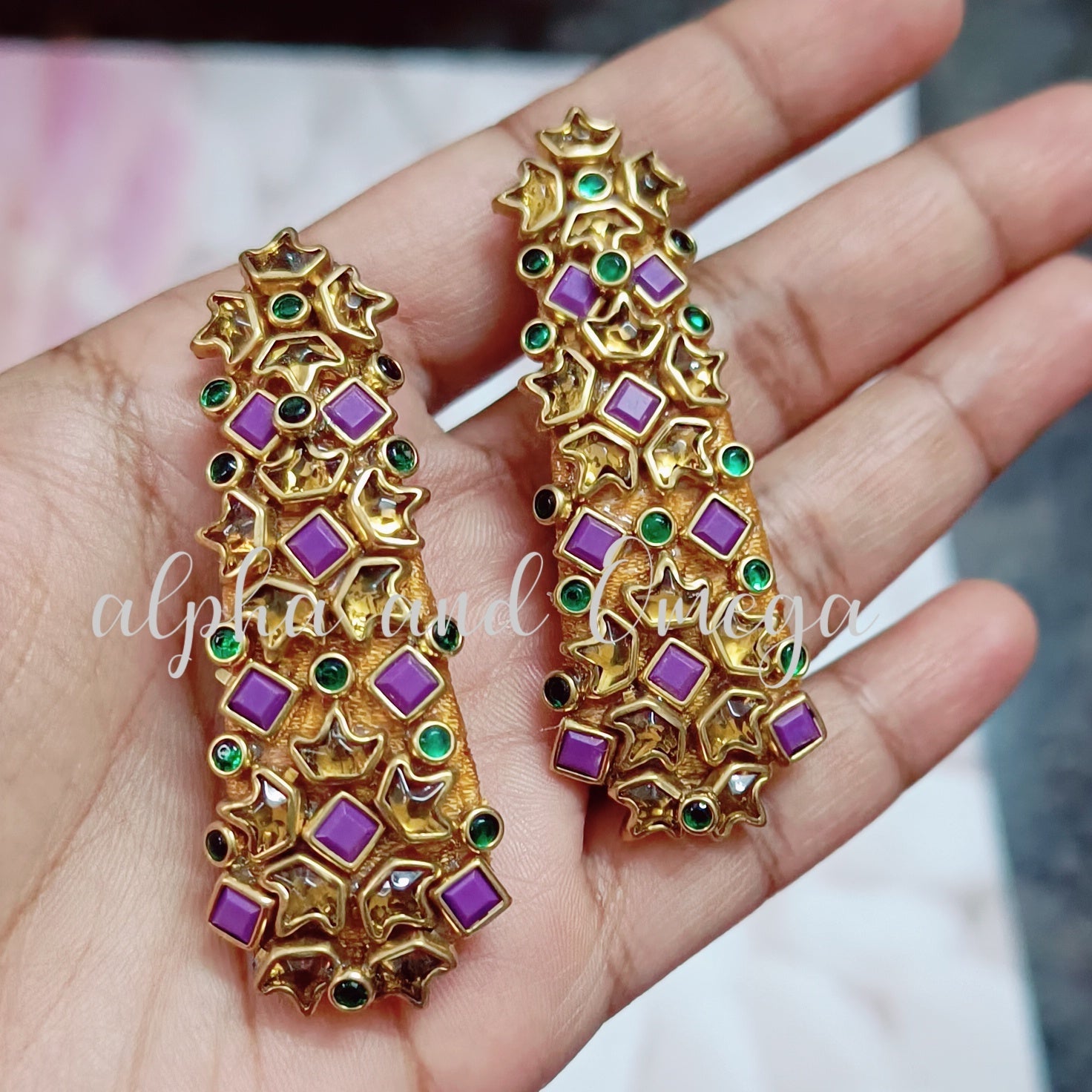 Traditional Floral kids Hair Clip