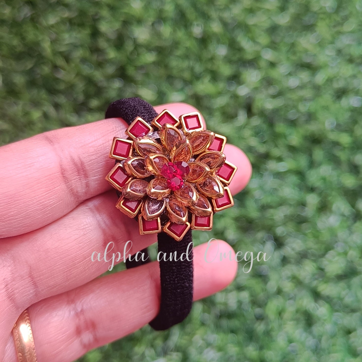 Traditional Floral Hair Band
