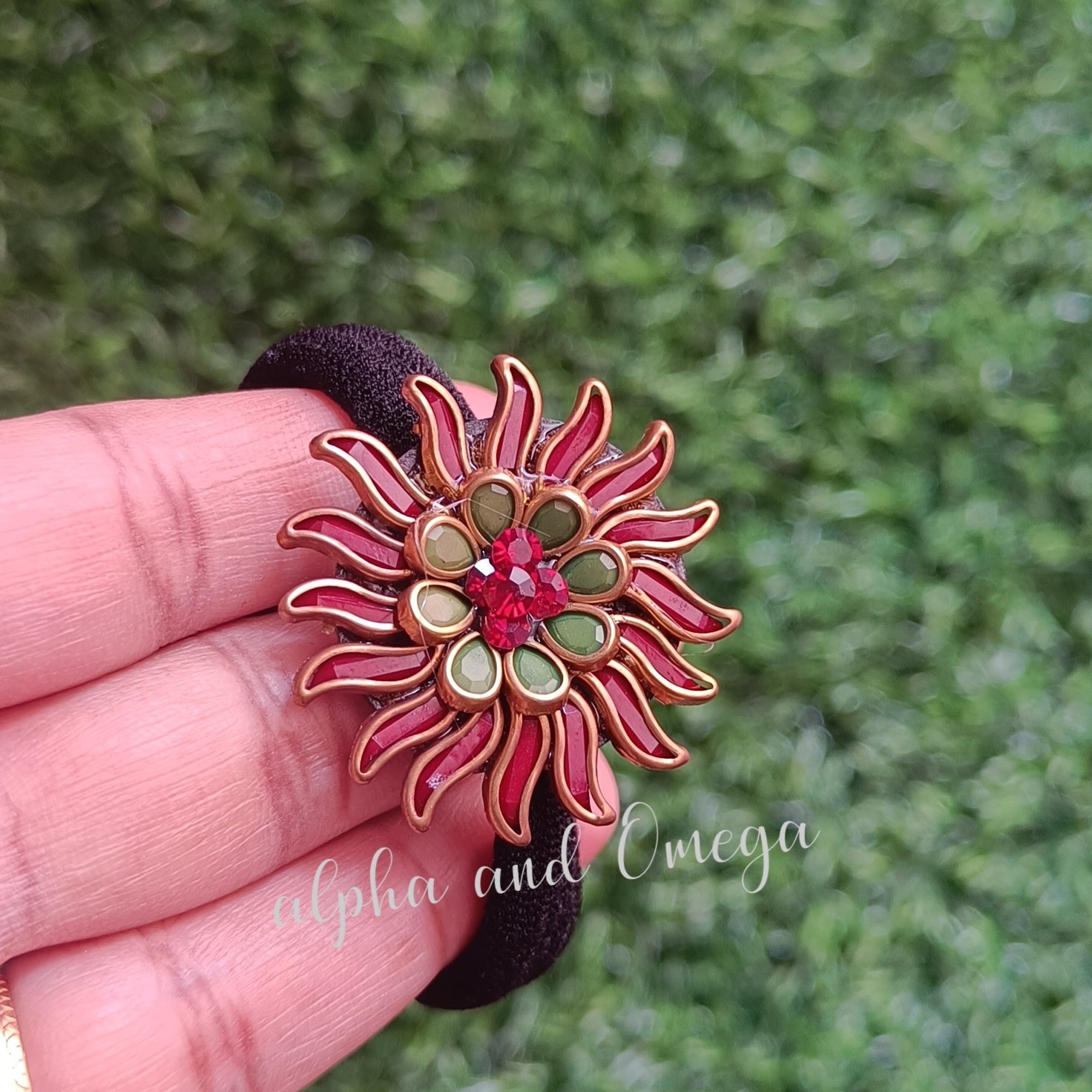 Traditional Floral Hair Band