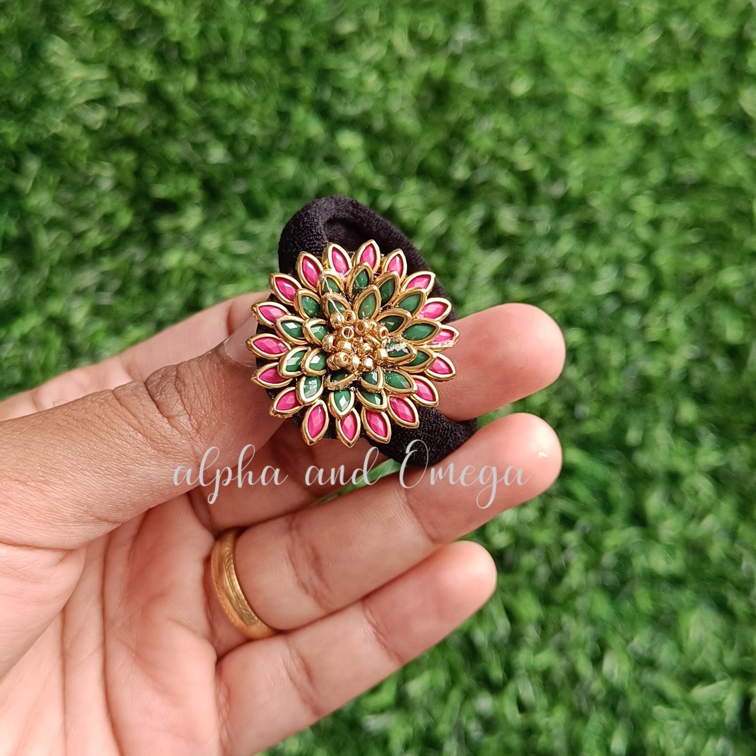 Traditional Floral Hair Band